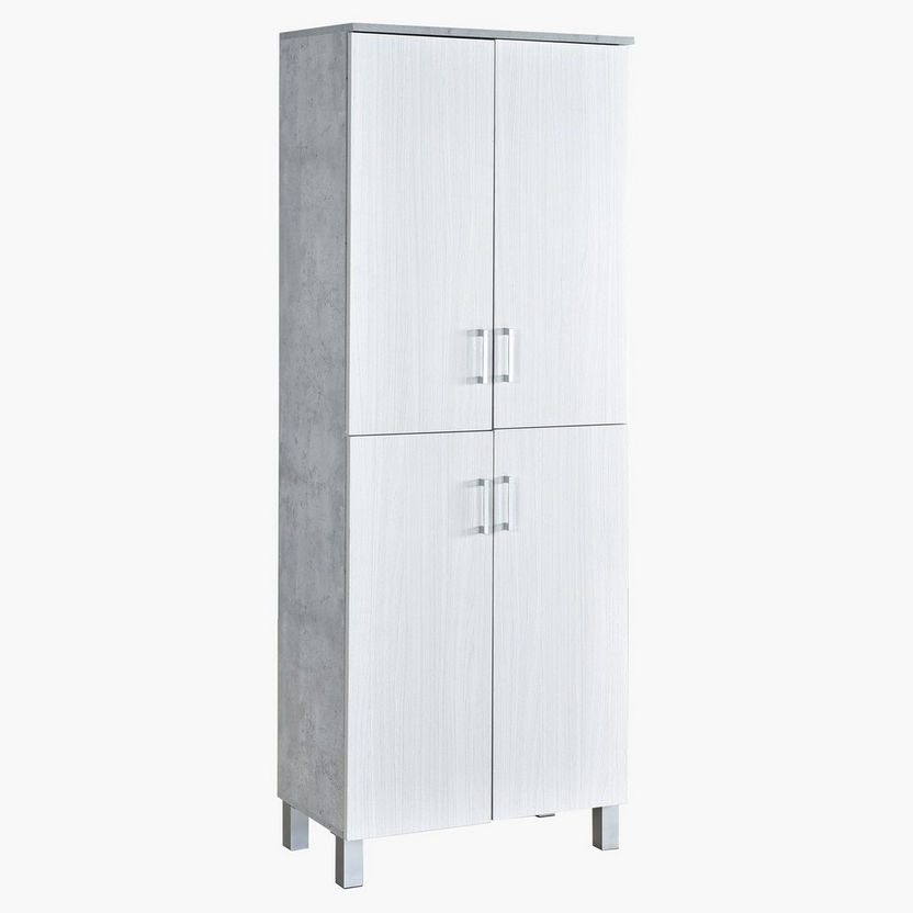 Patara 24-Pair Shoe Tall Cabinet with 4 Doors-Shoe Cabinets and Racks-image-1