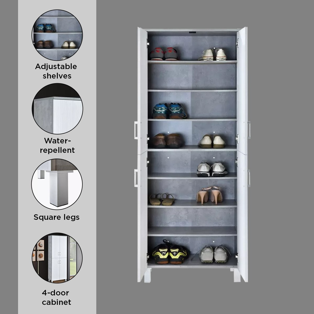 خزانة أحذية طويلة لـ24 زوج بـ4 أبواب من باتارا-hbxbedroom-shoecabinetsandracks-image-5