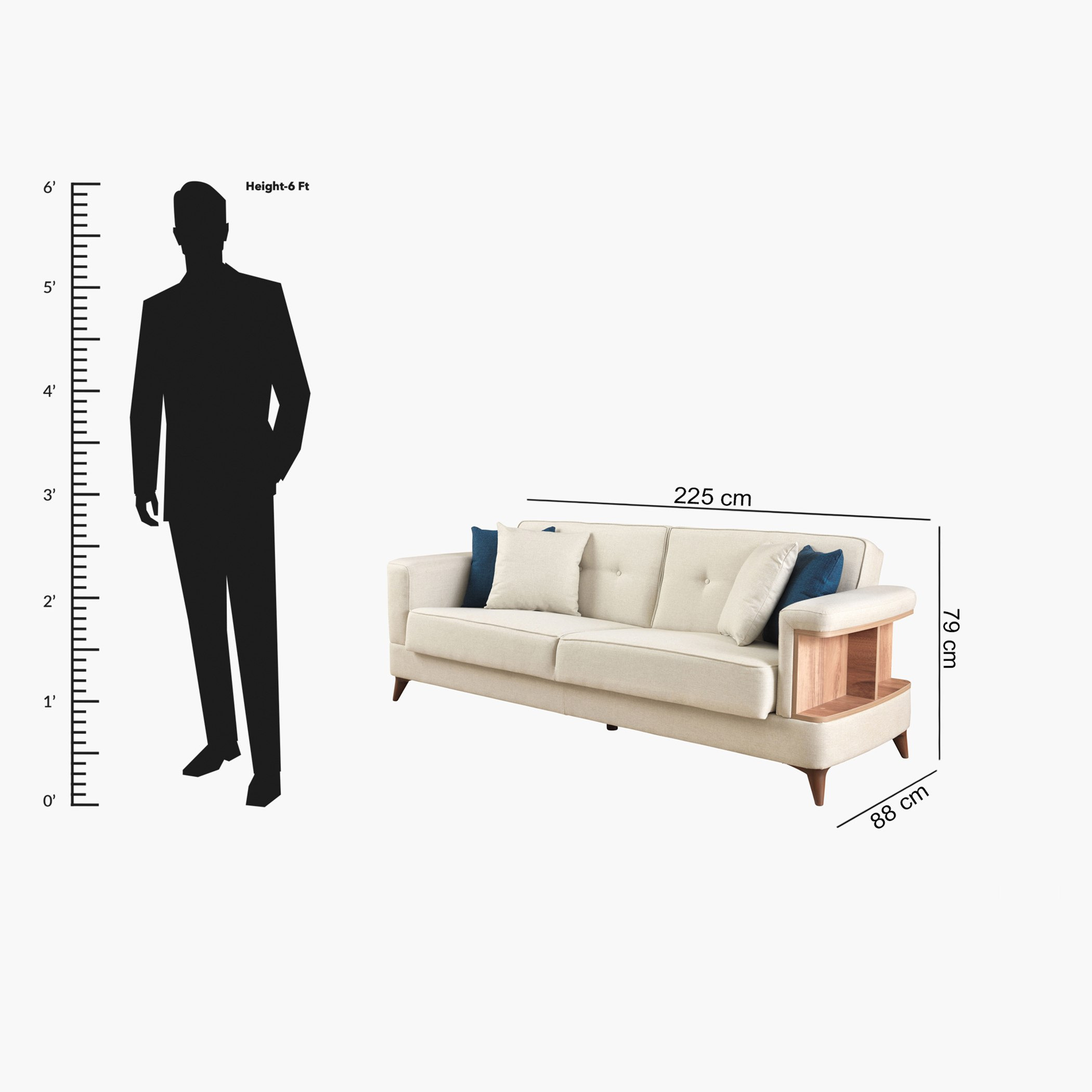 أريكة سرير 3 مقاعد بمساحة تخزين و4 وسائد من سانتياجو-hbxlivingroom-sofasandarmchairs-sofas-image-10