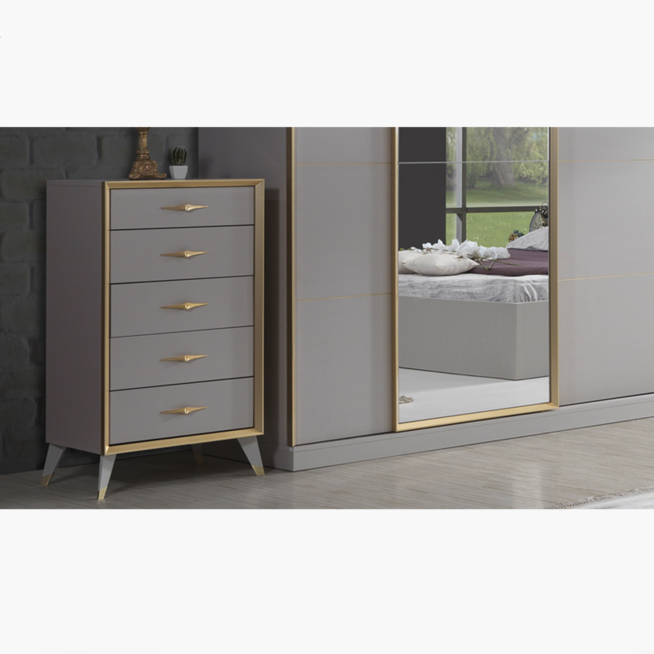 وحدة تخزين 5 أدراج من مايفير-hbxfurniture-dressersandchests-chestofdrawers-image-1
