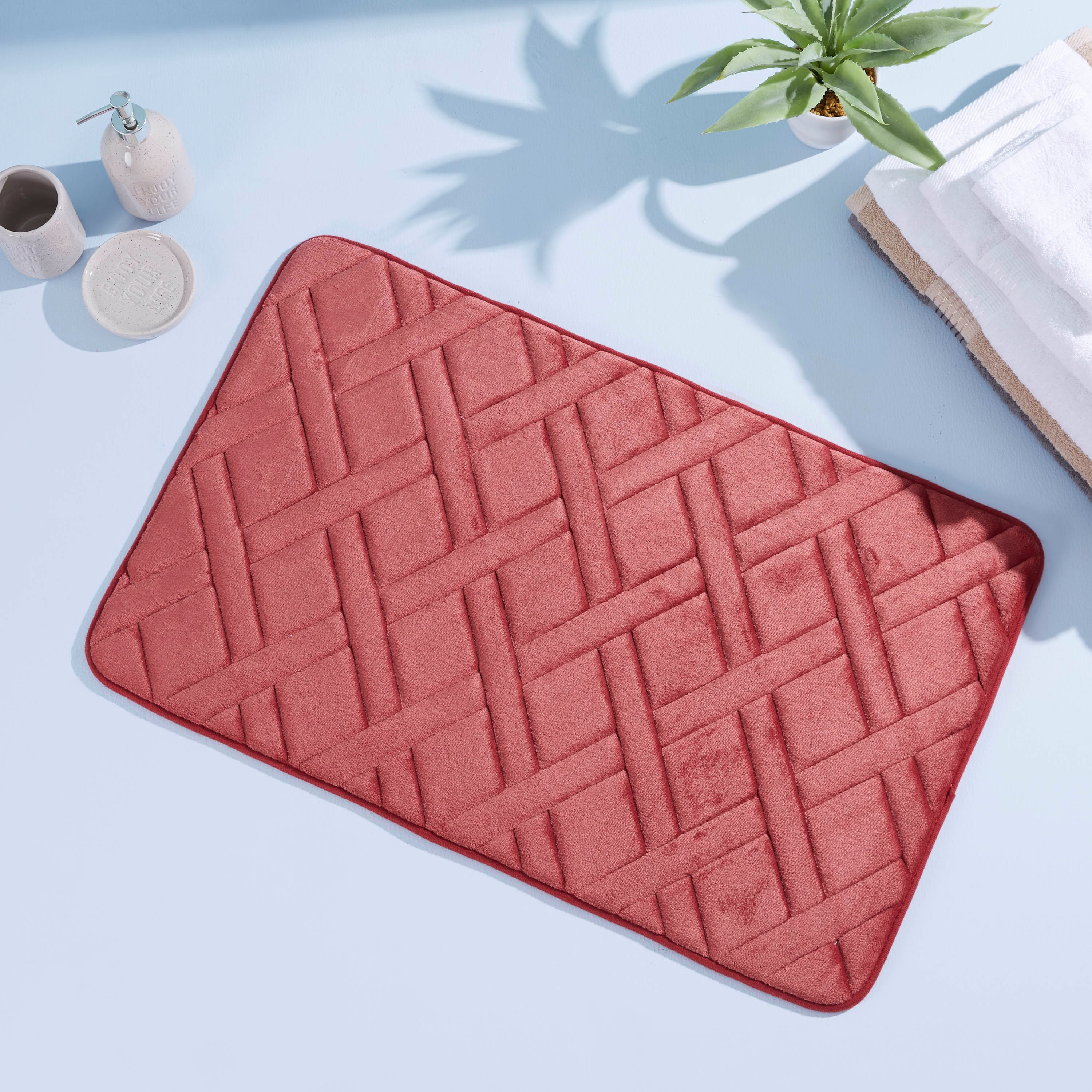 Essential Memory Foam Bath Mat - 80x50 cm-PROMO_HB_AE_B1G1_250925-image-1