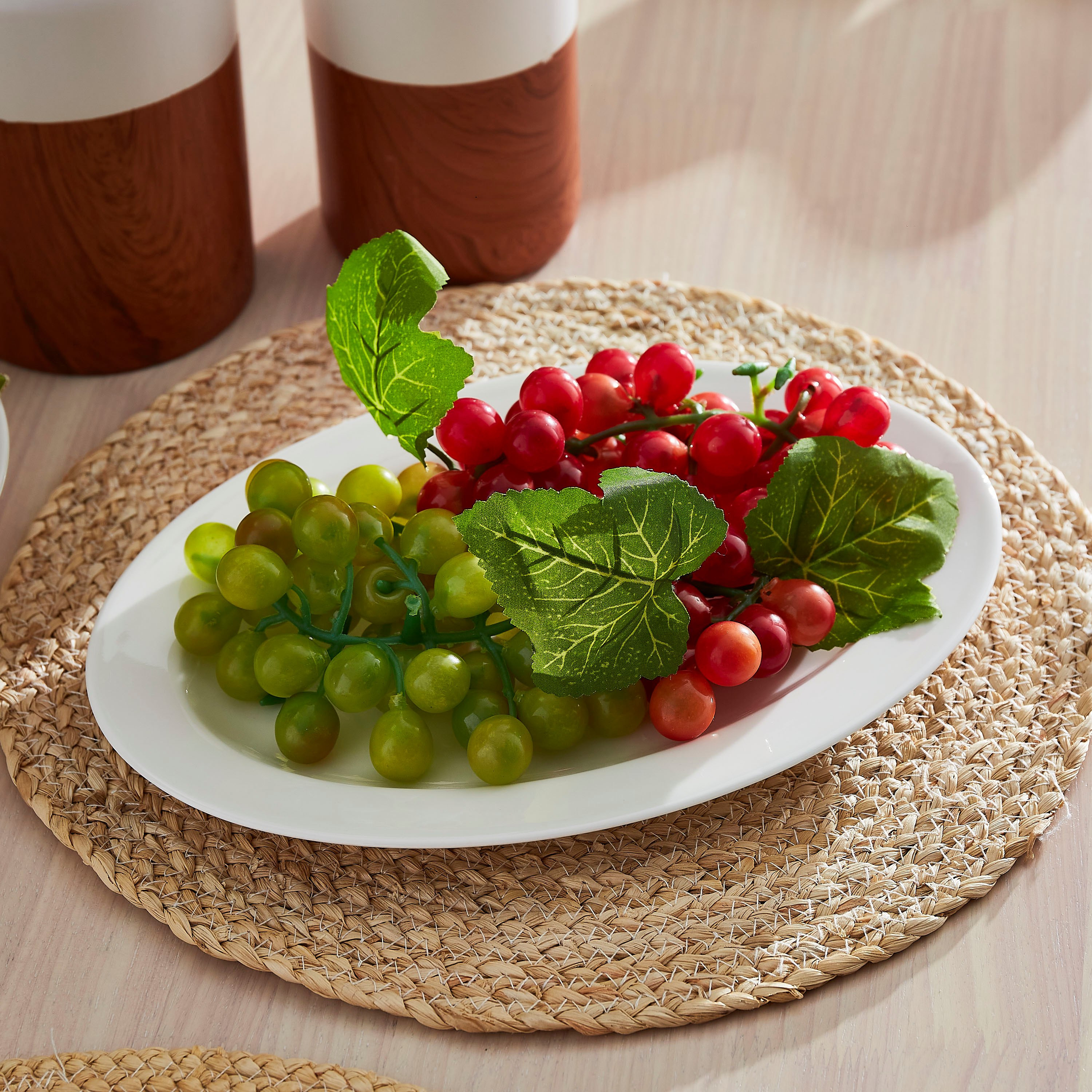 طبق بيضاوي بورسلين من كرمسسون - 30 سم-hbxdecorandfurnishings-tabletop-crockery-image-2