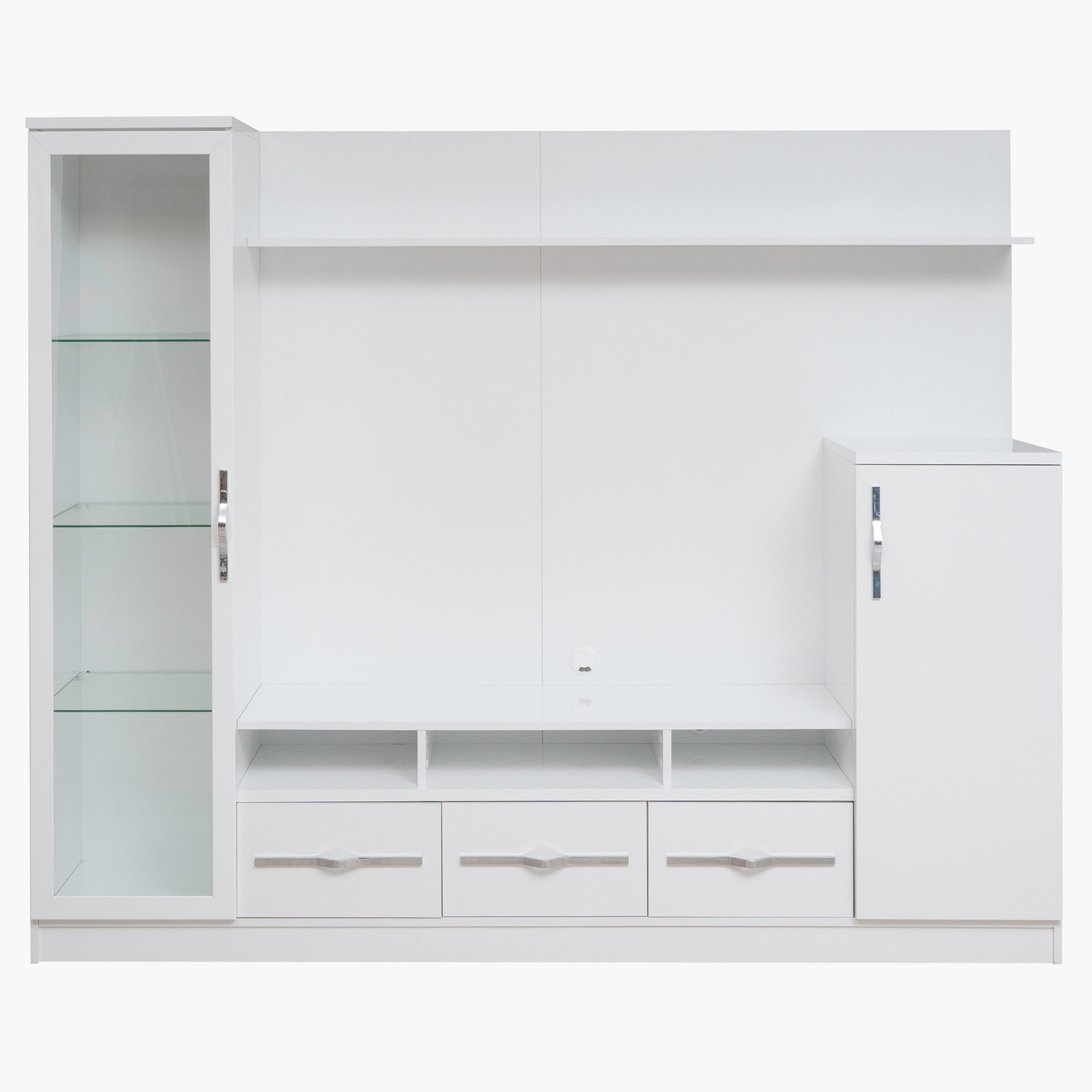 وحدة حائط ببابين لأجهزة التلفزيون حتى 60 بوصة لامعة بيانسا-hbxlivingroom-mediaunitsandstorage-wallunits-image-2