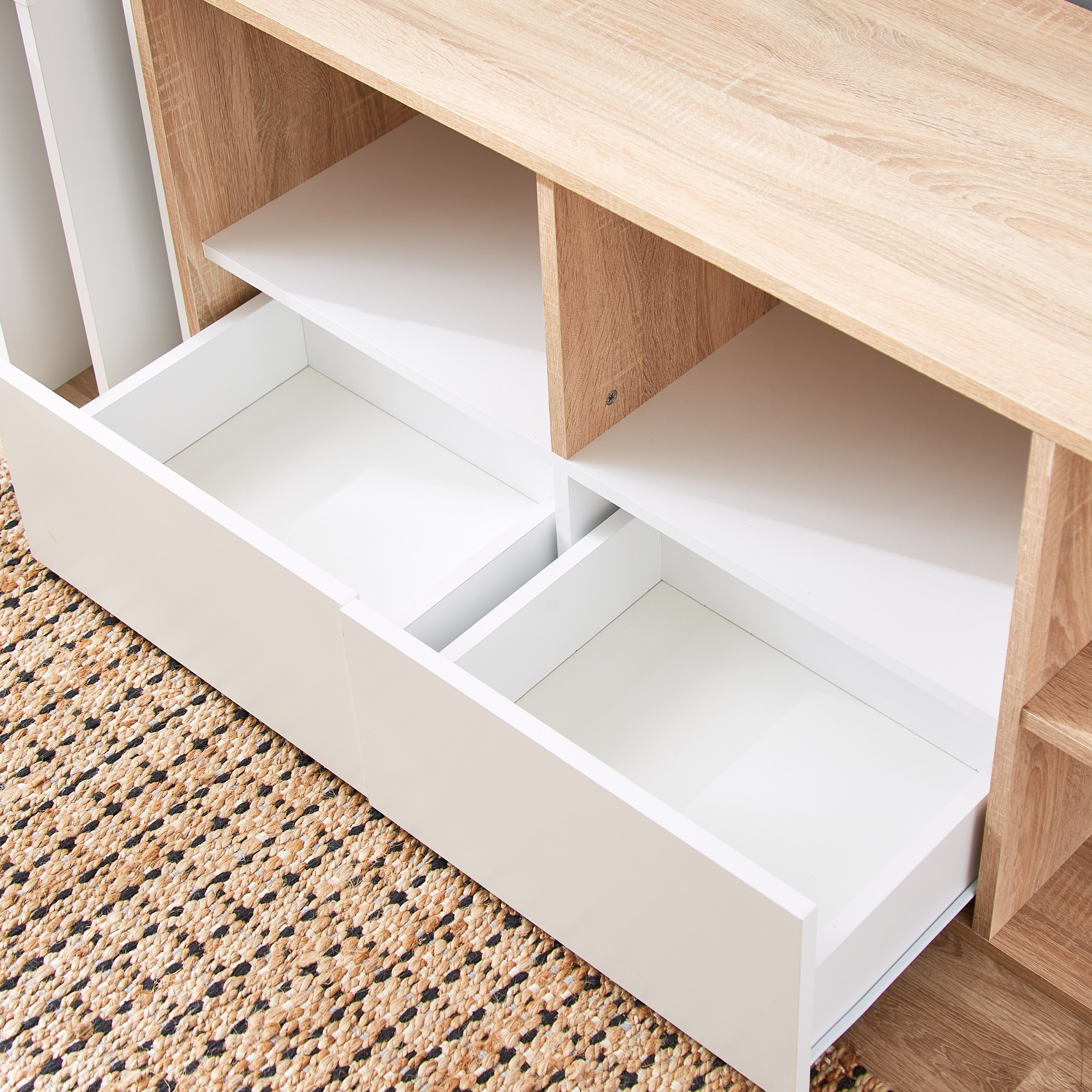 Malta Low 2-Drawer TV Unit with 3 Nesting Tables for TVs up to 65 inches-hbxlivingroom-mediaunitsandstorage-tvunits-image-6