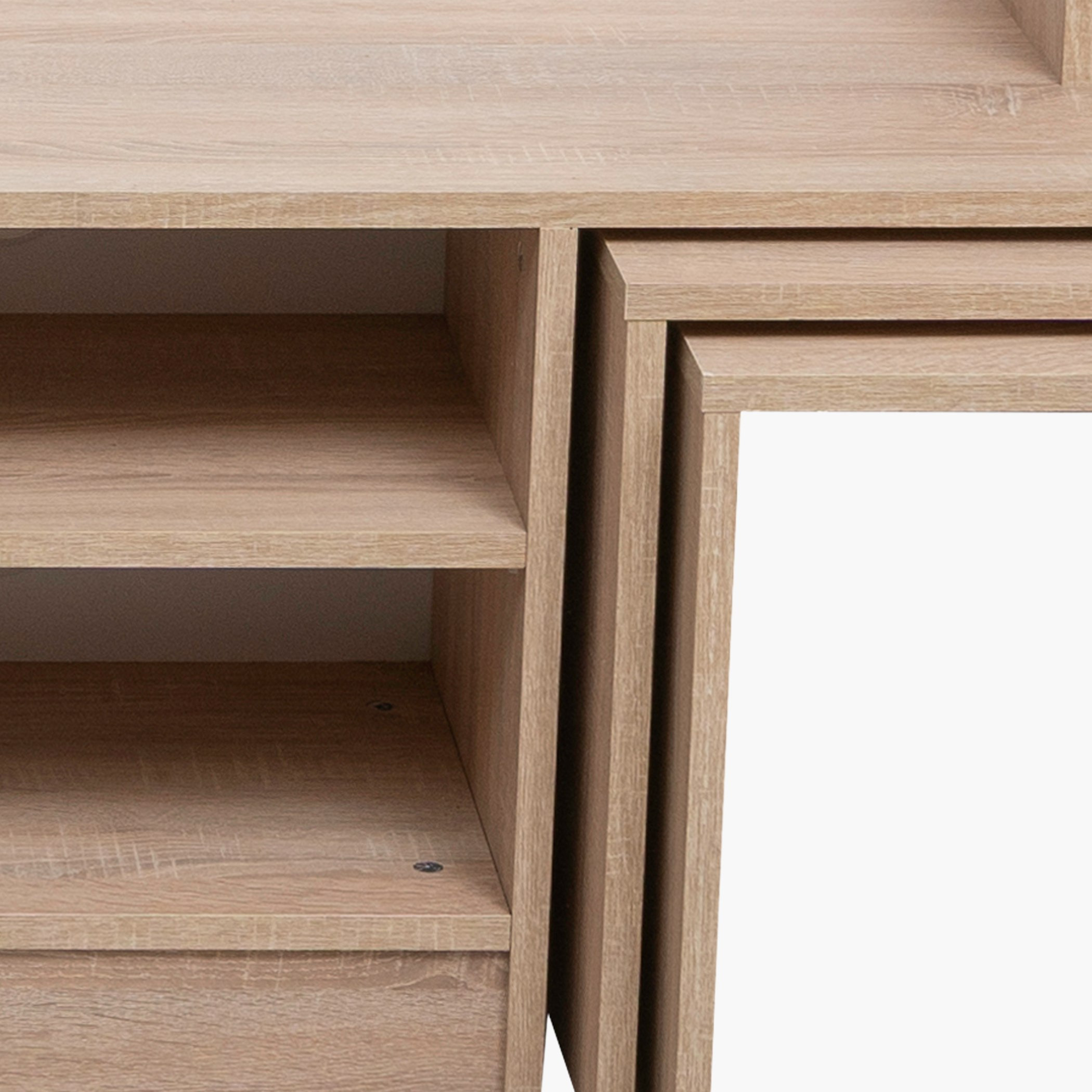وحدة حائط بباب لأجهزة حتى 55 بوصة مع طاولتين متداخلتين من مالطا-hbxlivingroom-mediaunitsandstorage-wallunits-image-4