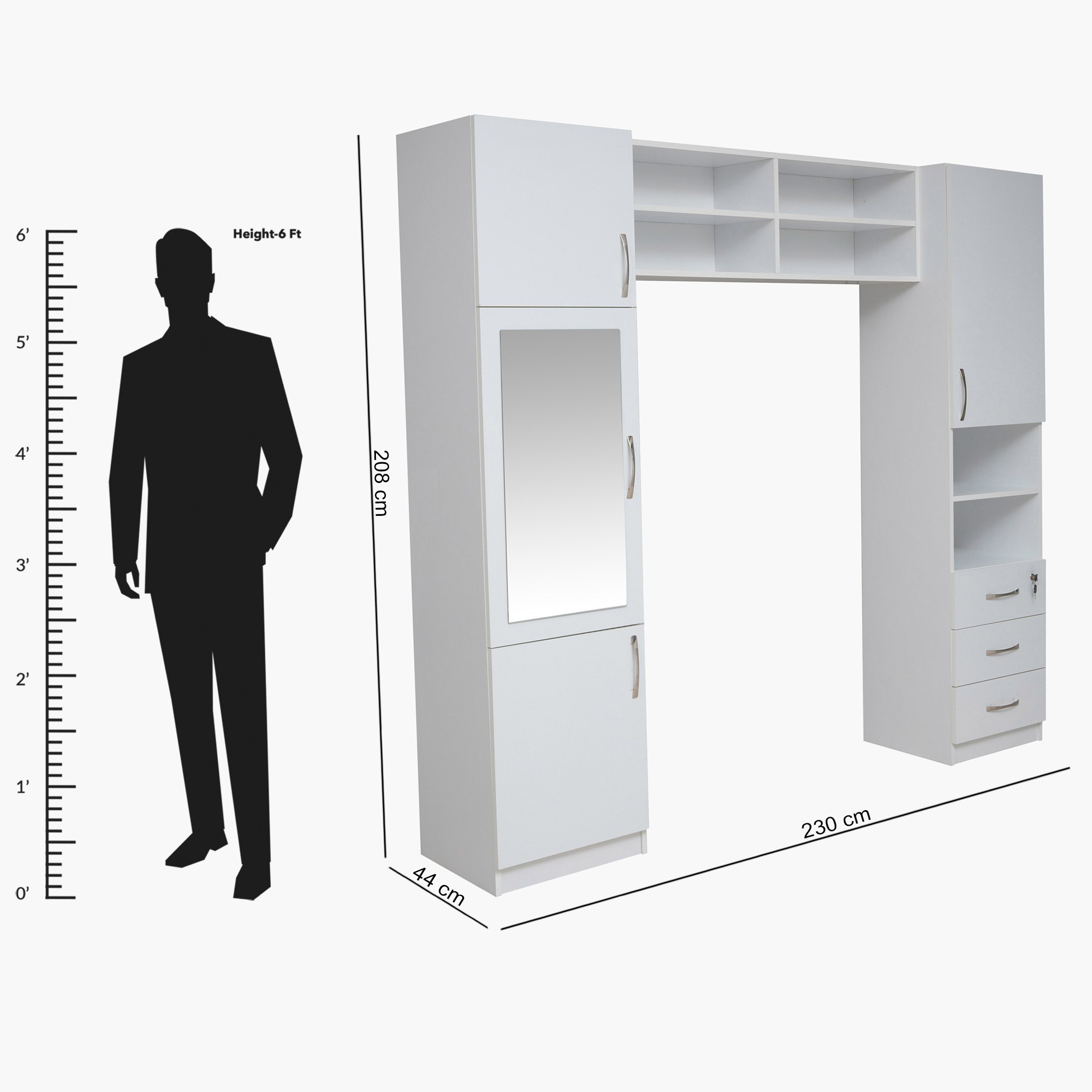 Movo Sunrise Storage Bridge Wardrobe-hbxfurniture-wardrobes-image-7