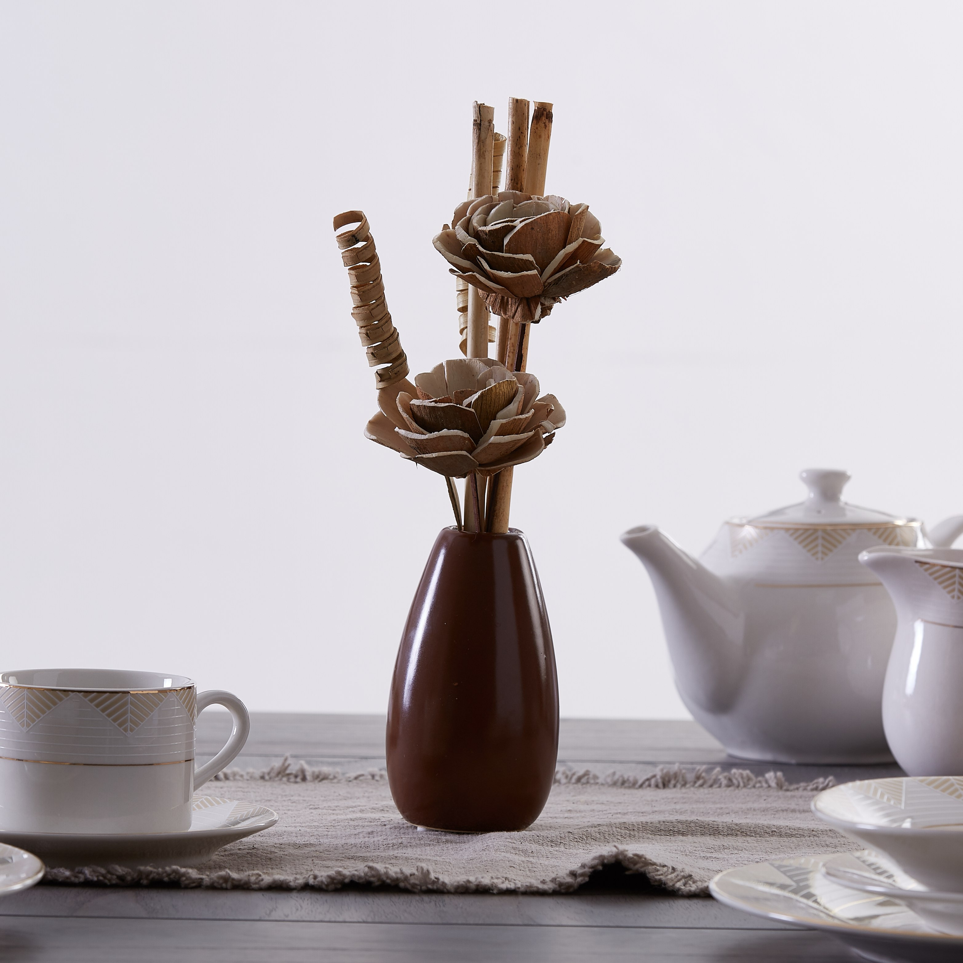 مزهرية سيراميك صغيرة مع ورود مجففة من كيا-PROMO_HB_AE_B1G1_250925-image-1