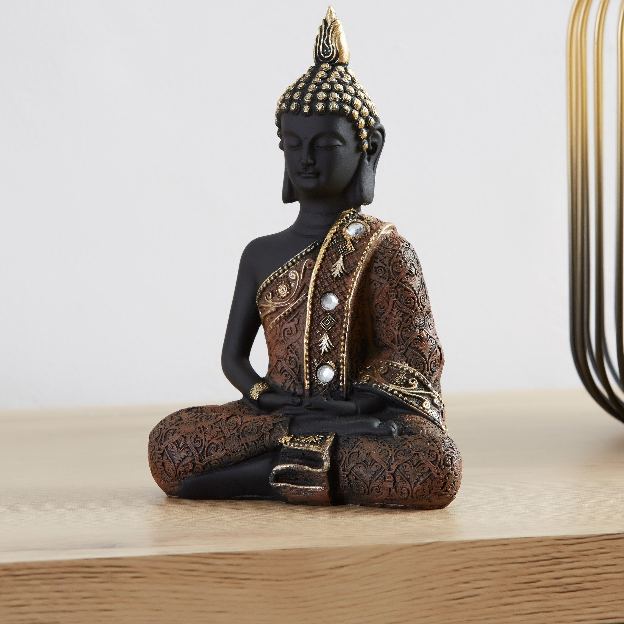 تمثال بوذا للتأمل مزين  بزخارف-hbxhomeware-homedecor-figurinesandornaments-image-1