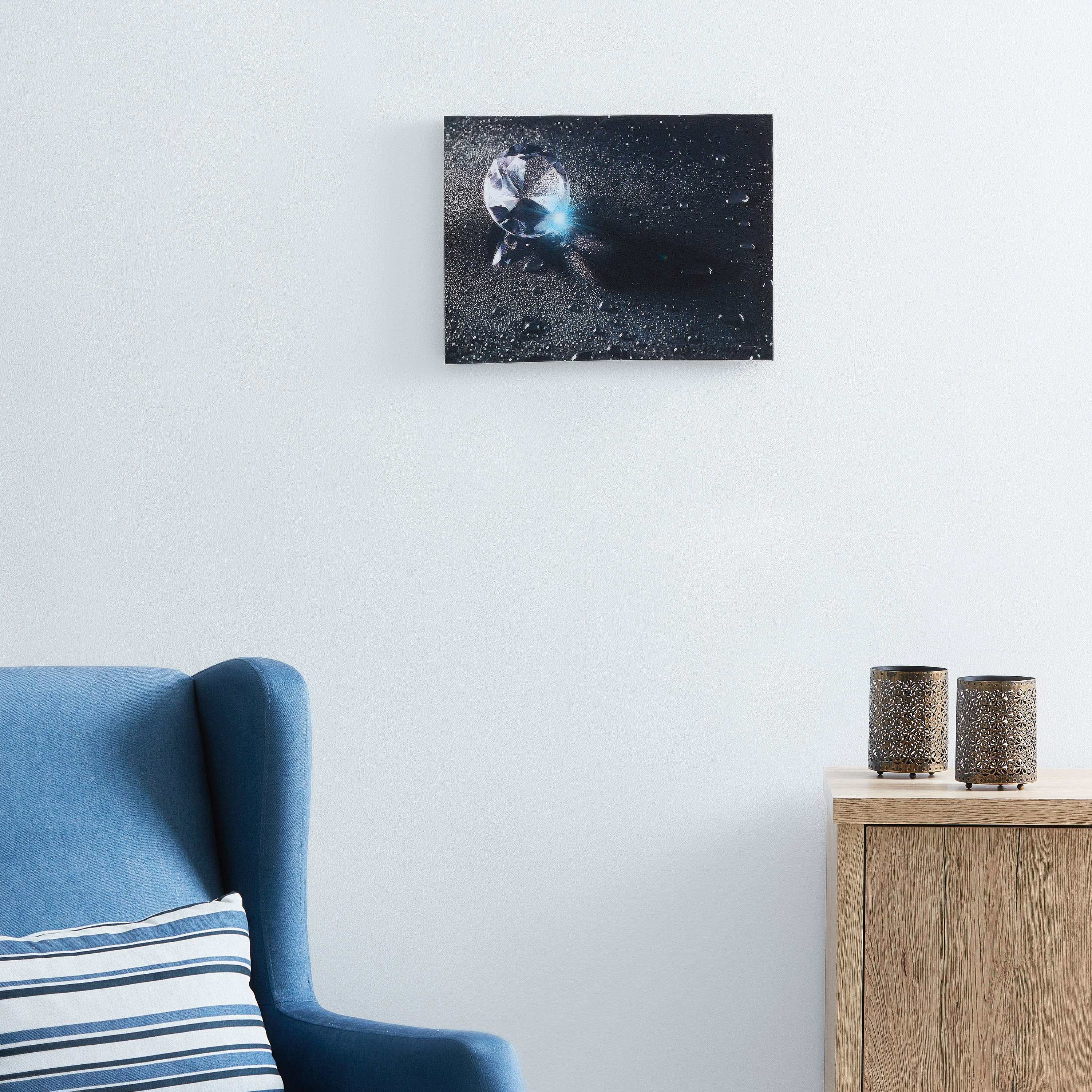 لوحة مؤطّرة كانفاس بطبعات ماسةٍ لامعة - 50x70 سم-PROMO_HB_AE_B1G1_250925-image-2