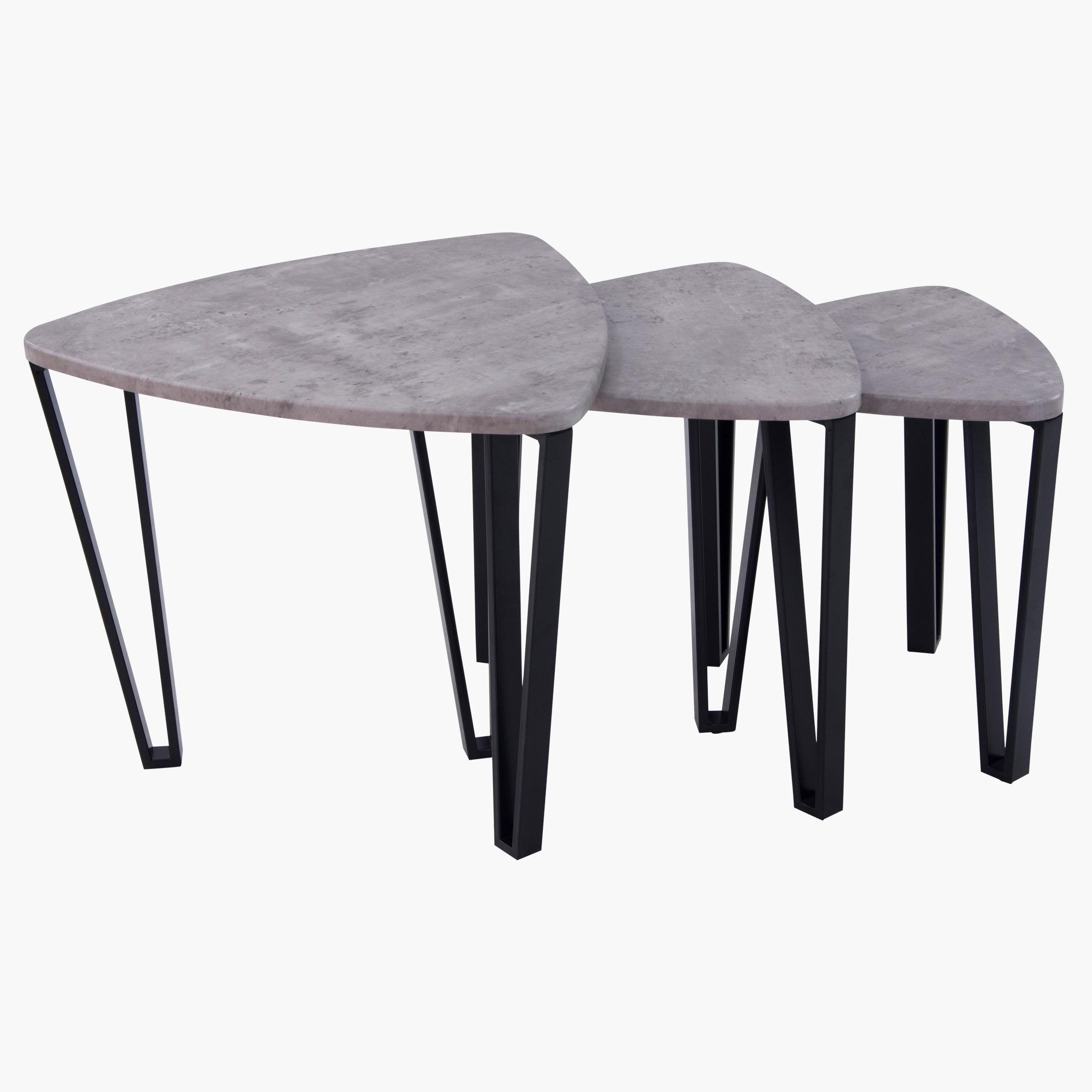 طاولات متداخلة تريا - طقم من ثلاث قطع-hbxfurniture-livingroom-nestingtables-image-1
