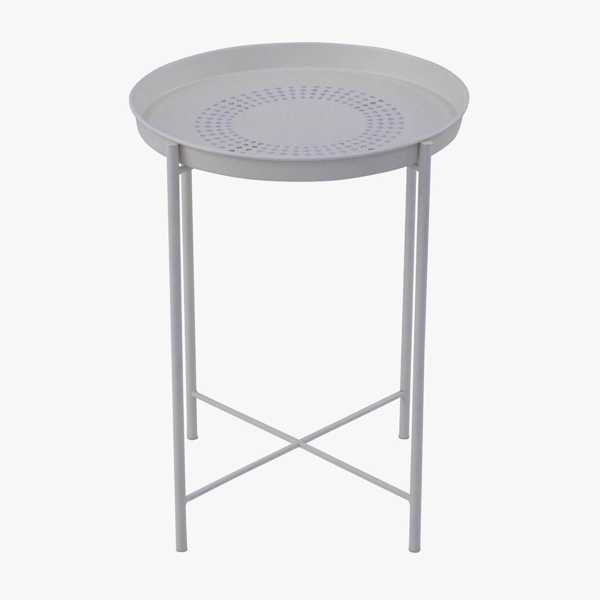 طاولة جانبية معدنية متوسطة مُقسمة-hbxfurniture-livingroom-endtables-image-1