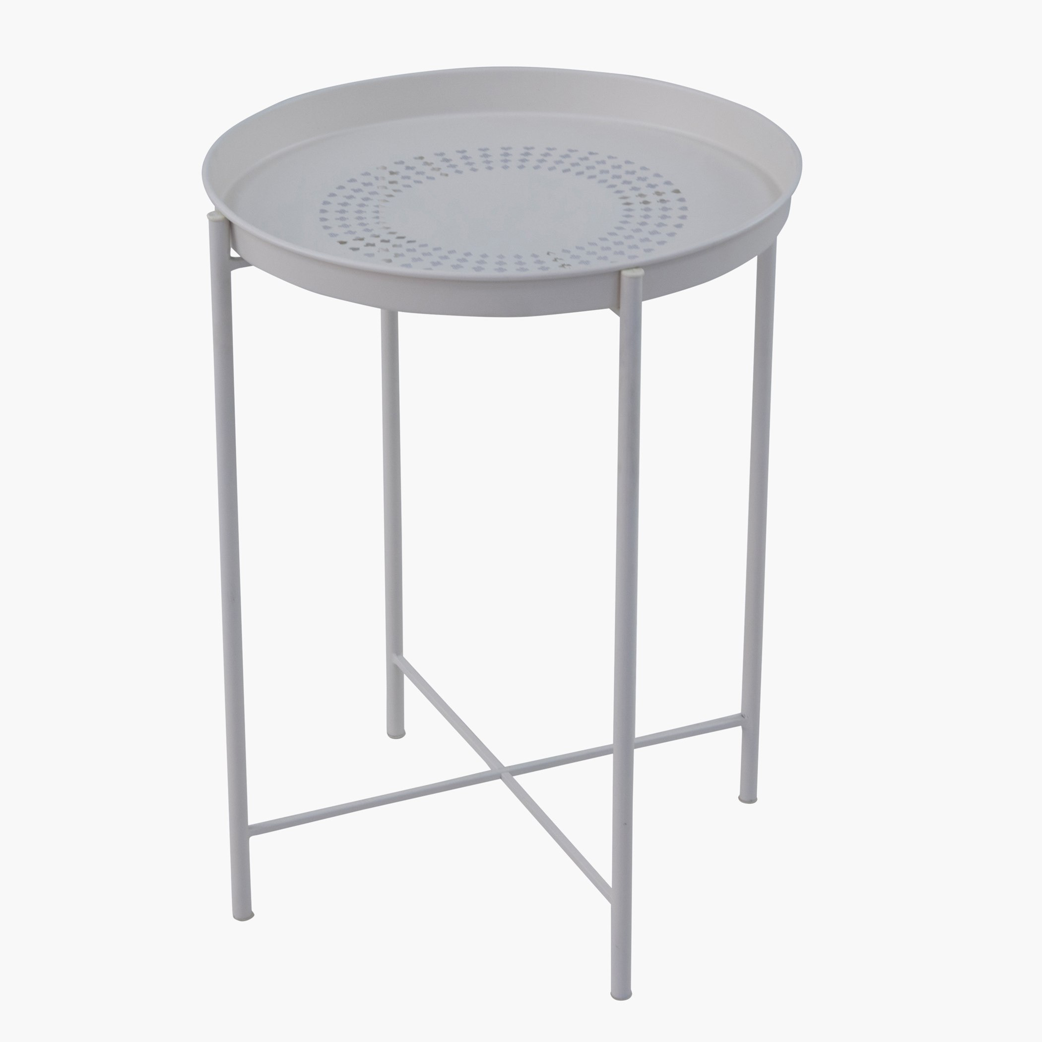 طاولة جانبية معدنية متوسطة مُقسمة-hbxfurniture-livingroom-endtables-image-2