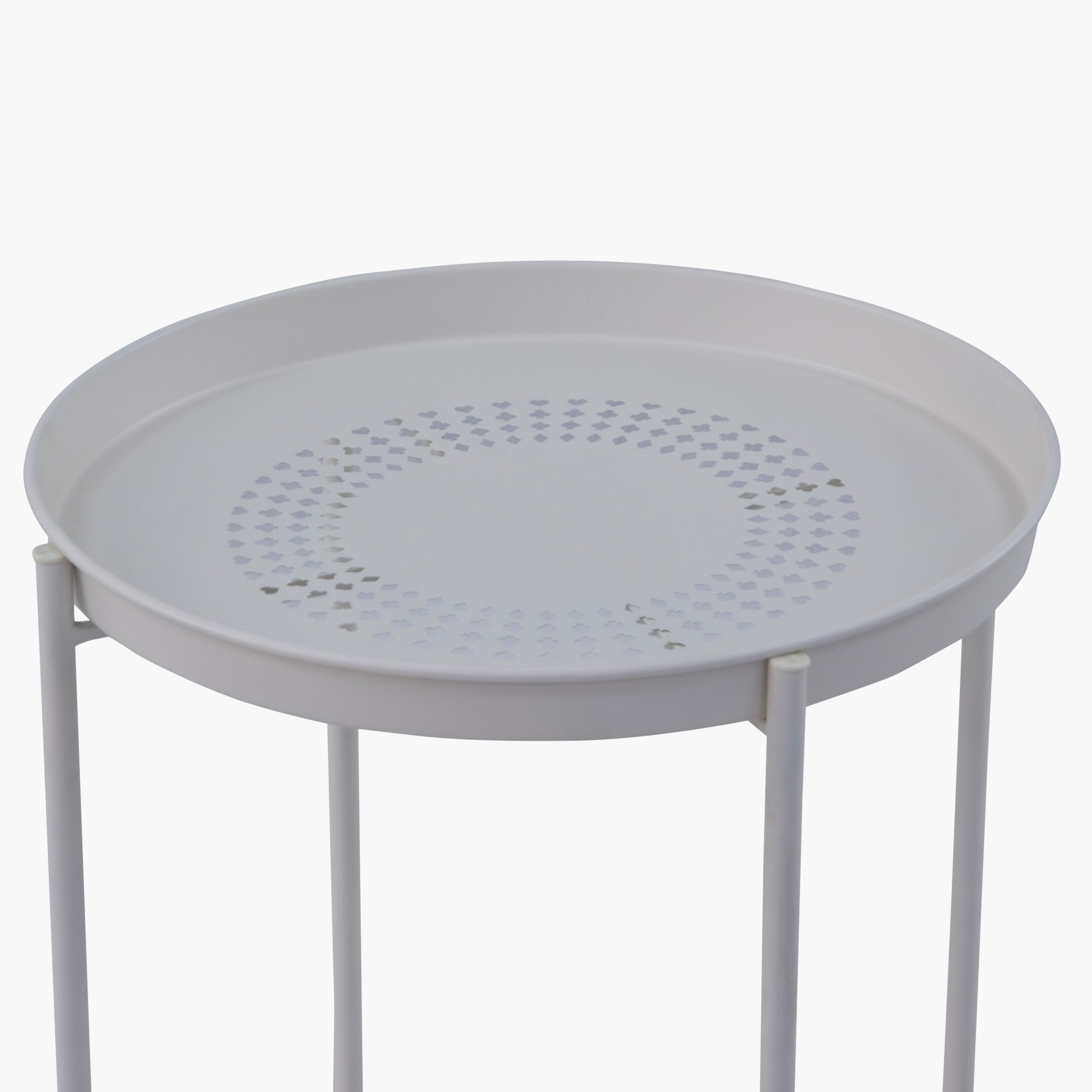 طاولة جانبية معدنية متوسطة مُقسمة-hbxfurniture-livingroom-endtables-image-3