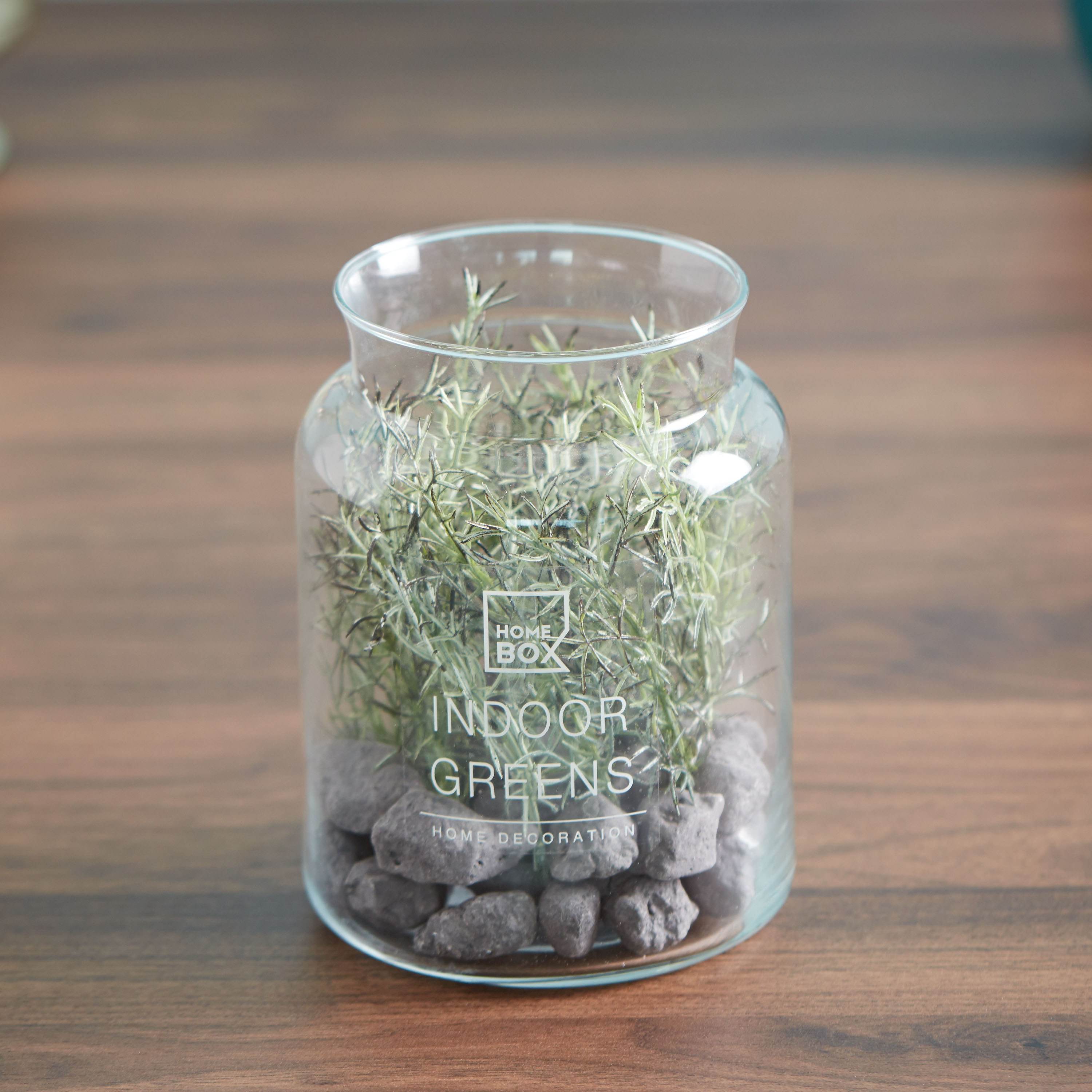 Floral Arrangement in Glass Jar-hbxdecorandfurnishings-homeaccessories-artificialflowersandplants-image-2