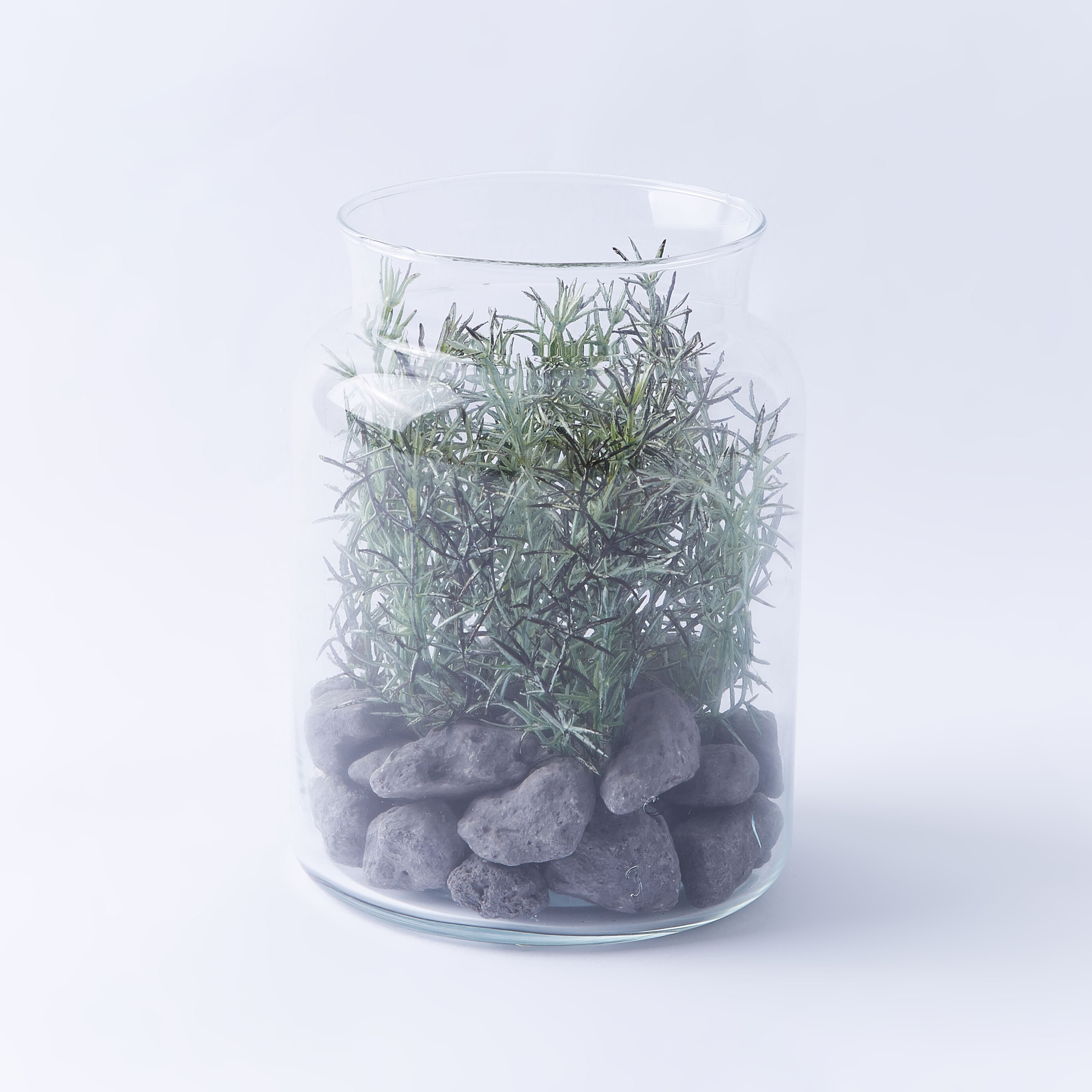 Floral Arrangement in Glass Jar-hbxdecorandfurnishings-homeaccessories-artificialflowersandplants-image-5