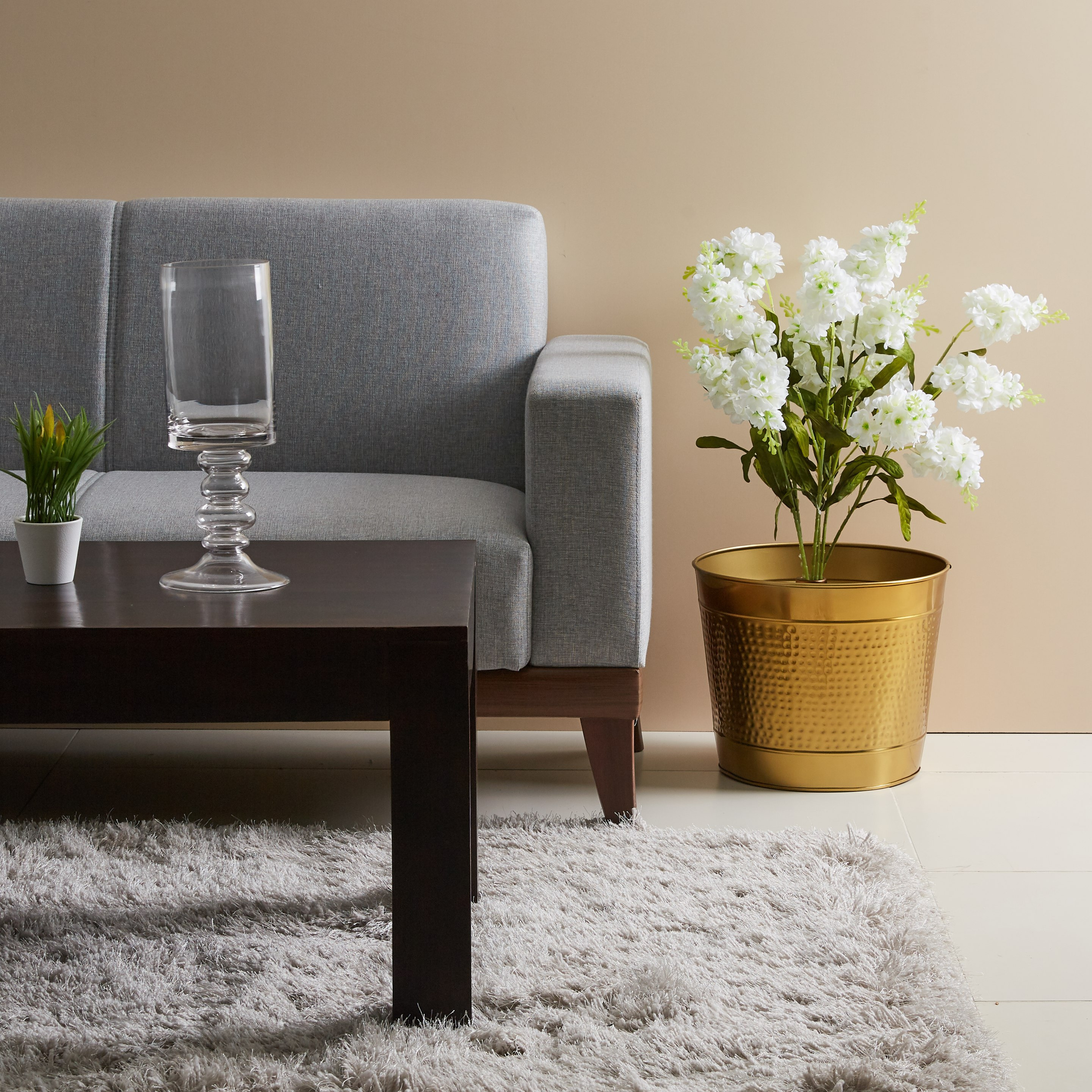 وعاء الزرع معدني مطروق - 30 سم-hbxdecorandfurnishings-homeaccessories-artificialflowersandplants-image-4