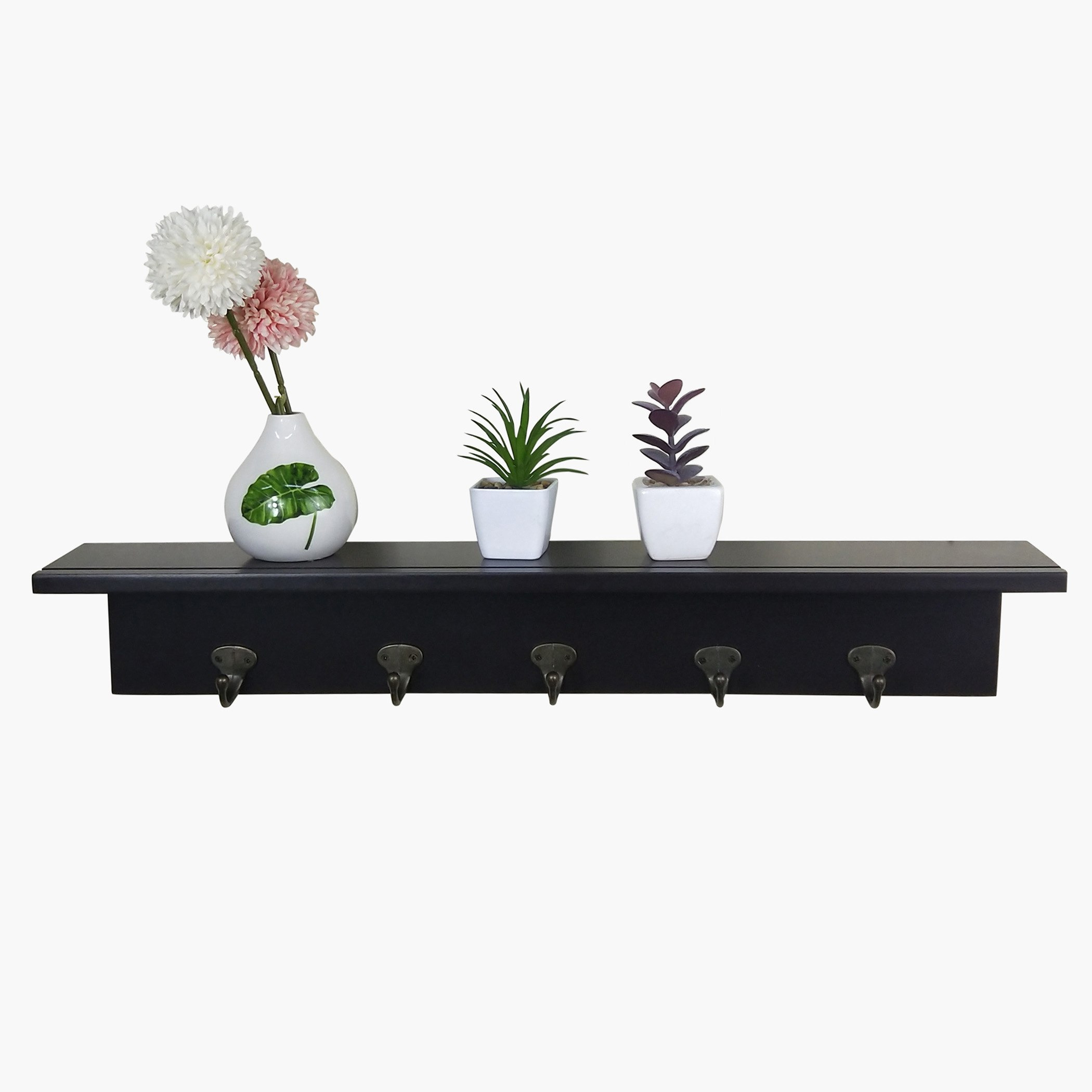 رف بحامل مفاتيح من ماتيلدا-hbxfurniture-mediaunitsandstorage-wallshelves-image-1
