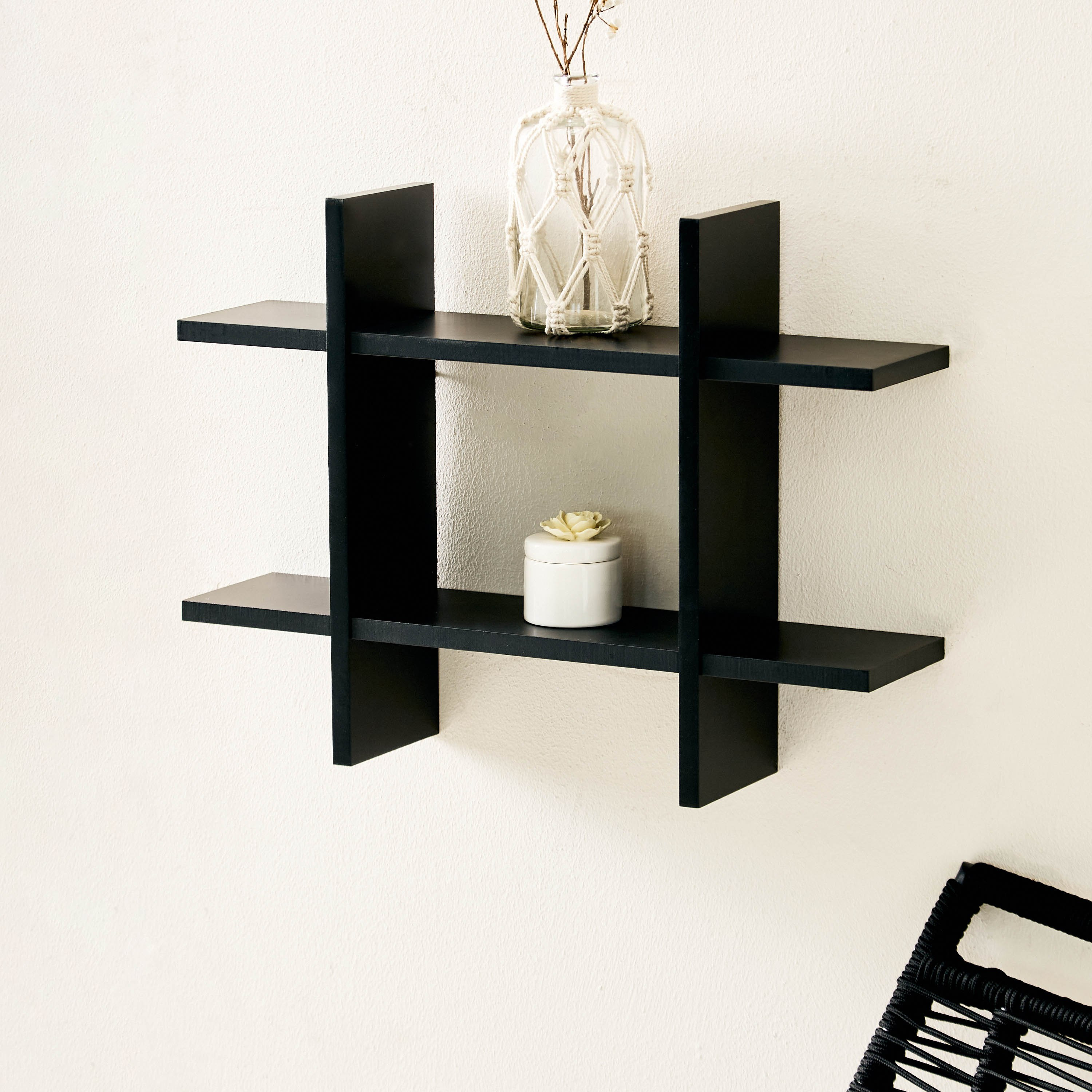 Hashtag Shaped Shelf-hbxfurniture-mediaunitsandstorage-wallshelves-image-2