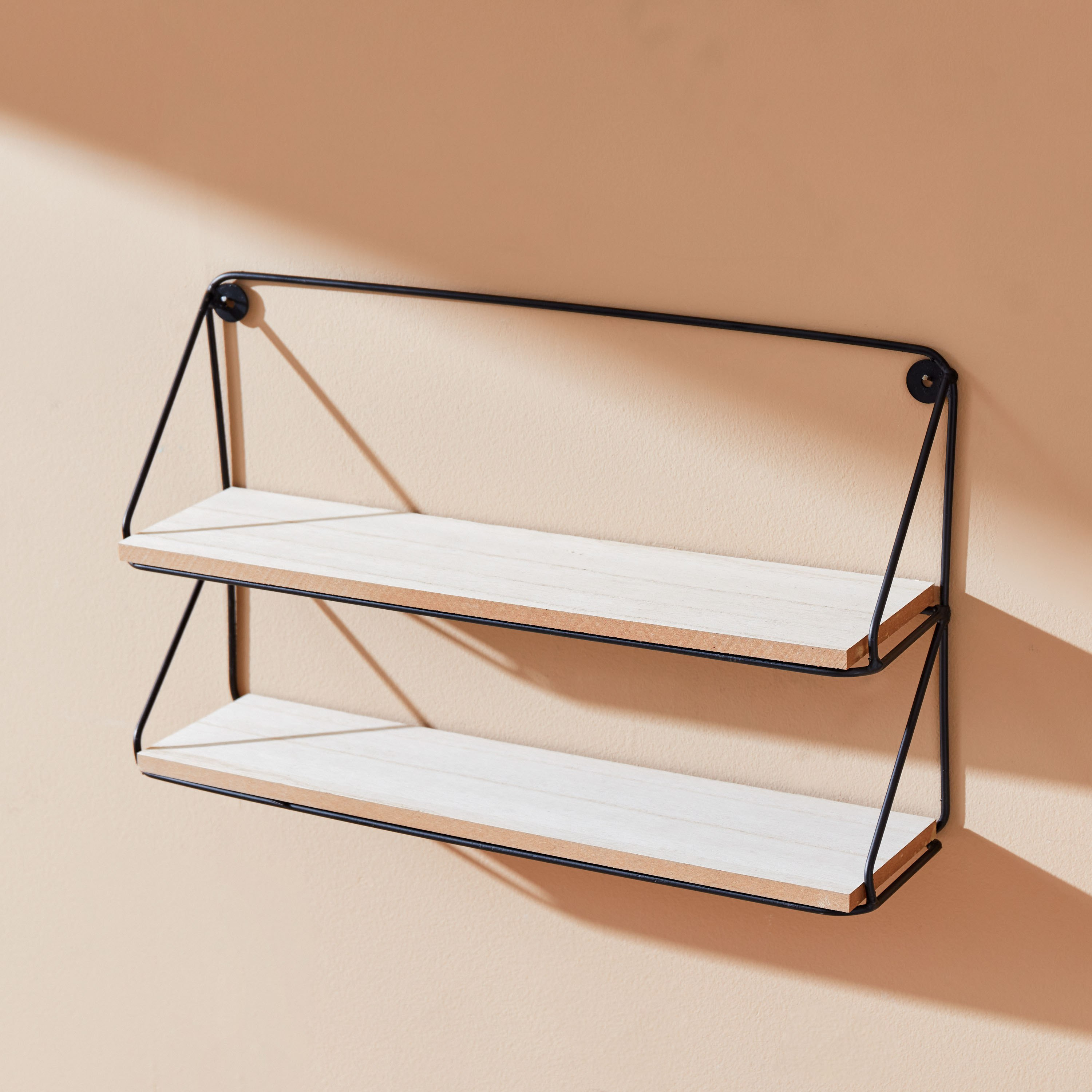 رف بطابقين من أوربان - 40X10X24 سم-hbxfurniture-mediaunitsandstorage-wallshelves-image-2