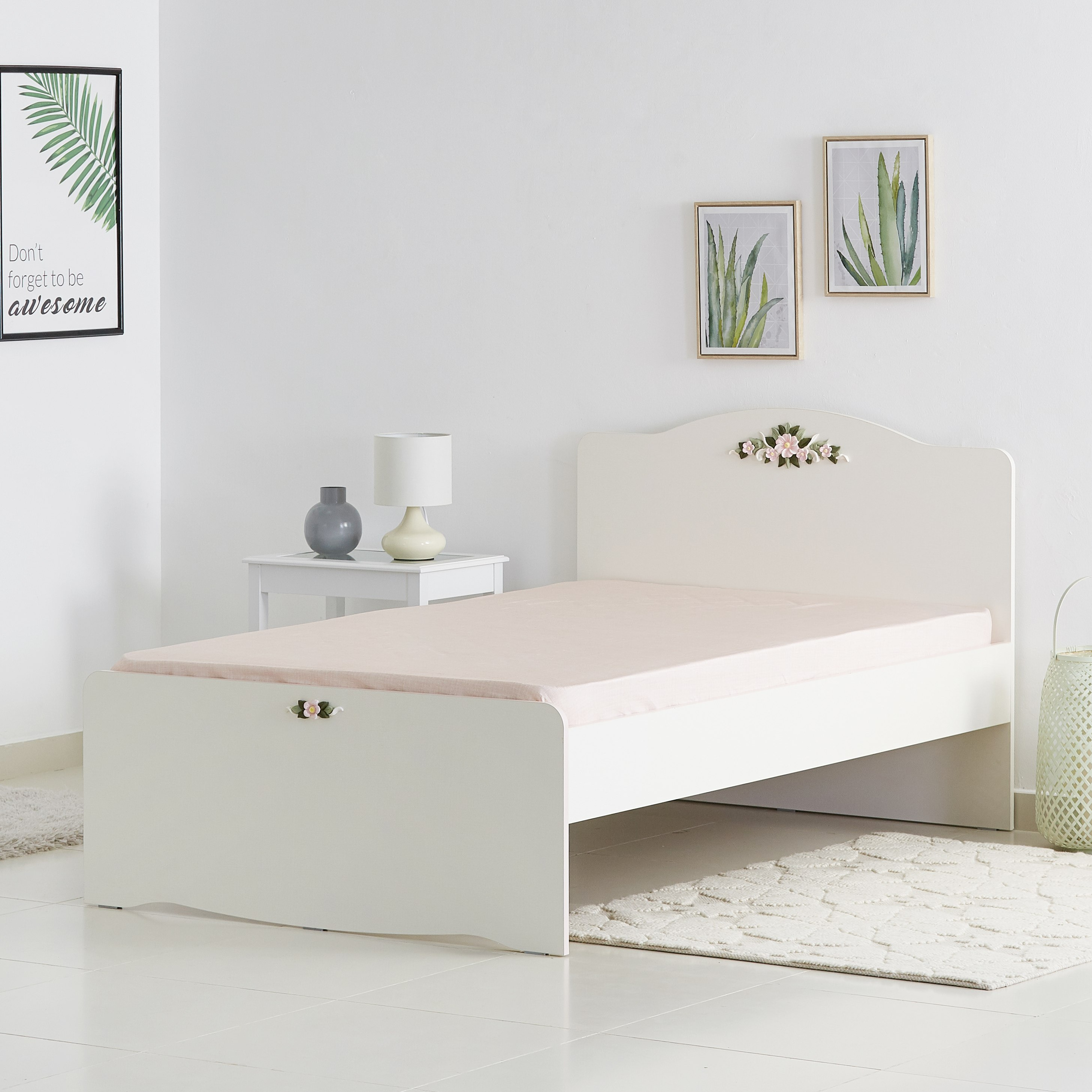 شرشف مطّاطي مزدوج من روزيلّا - 120×200 سم-hbxhomeware-hbxbedroom-image-2