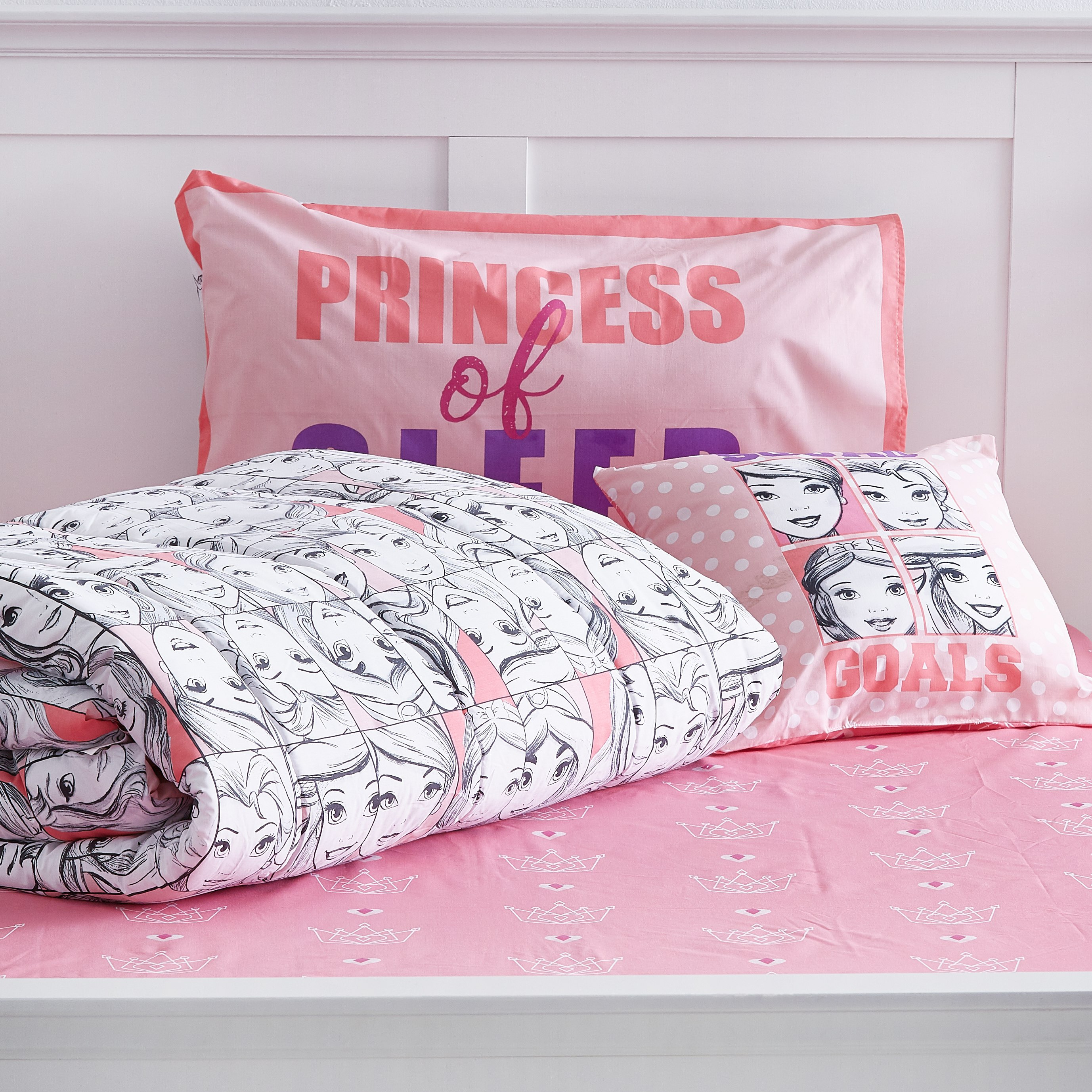 طقم ألحفة وبياضات بطبعات برنسيس رقمية 4 قطع- 165X230 سم-hbxhomeware-hbxkidsandyouth-image-3