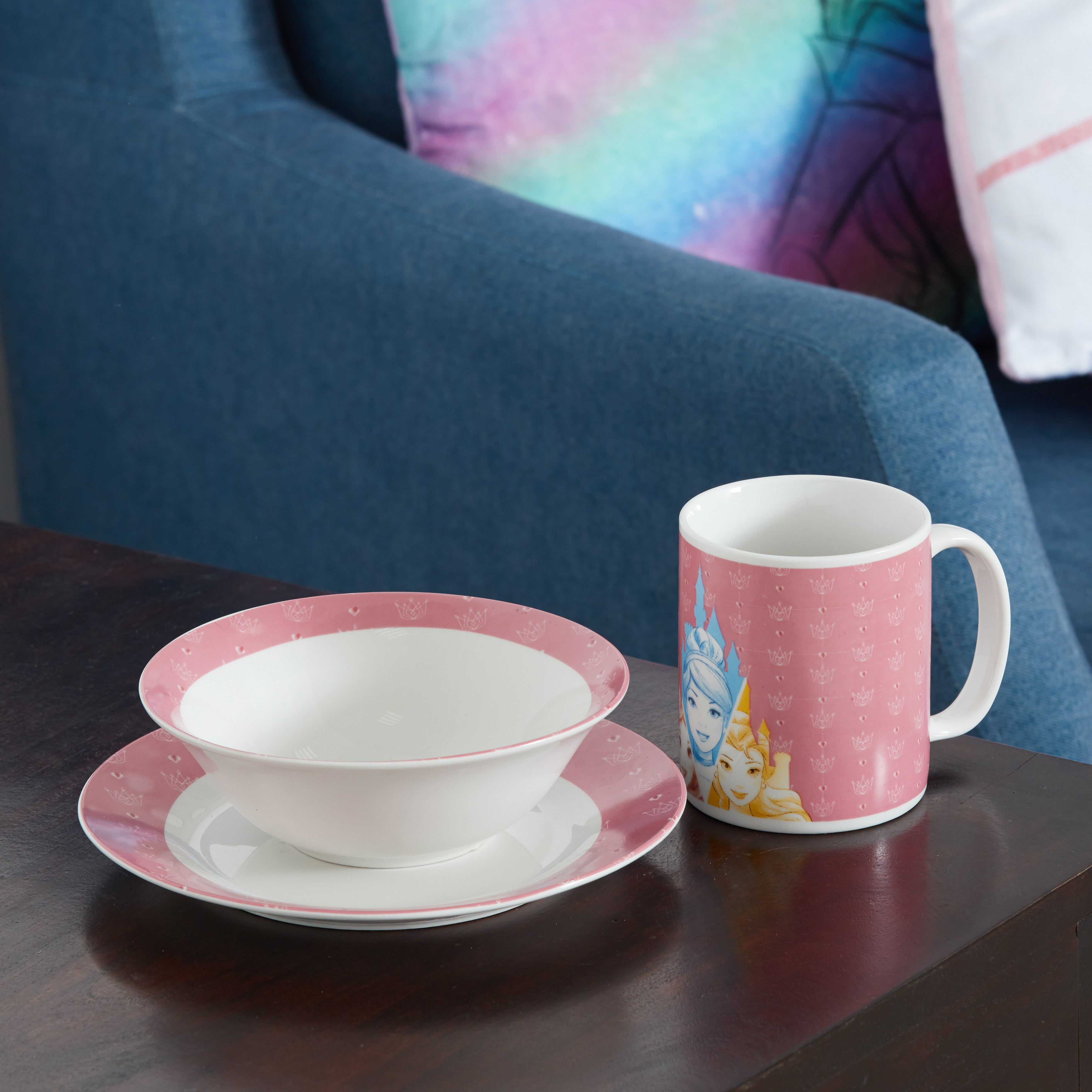 Princess 3-Piece Printed Breakfast Set-hbxhomeware-hbxkidsandyouth-image-1