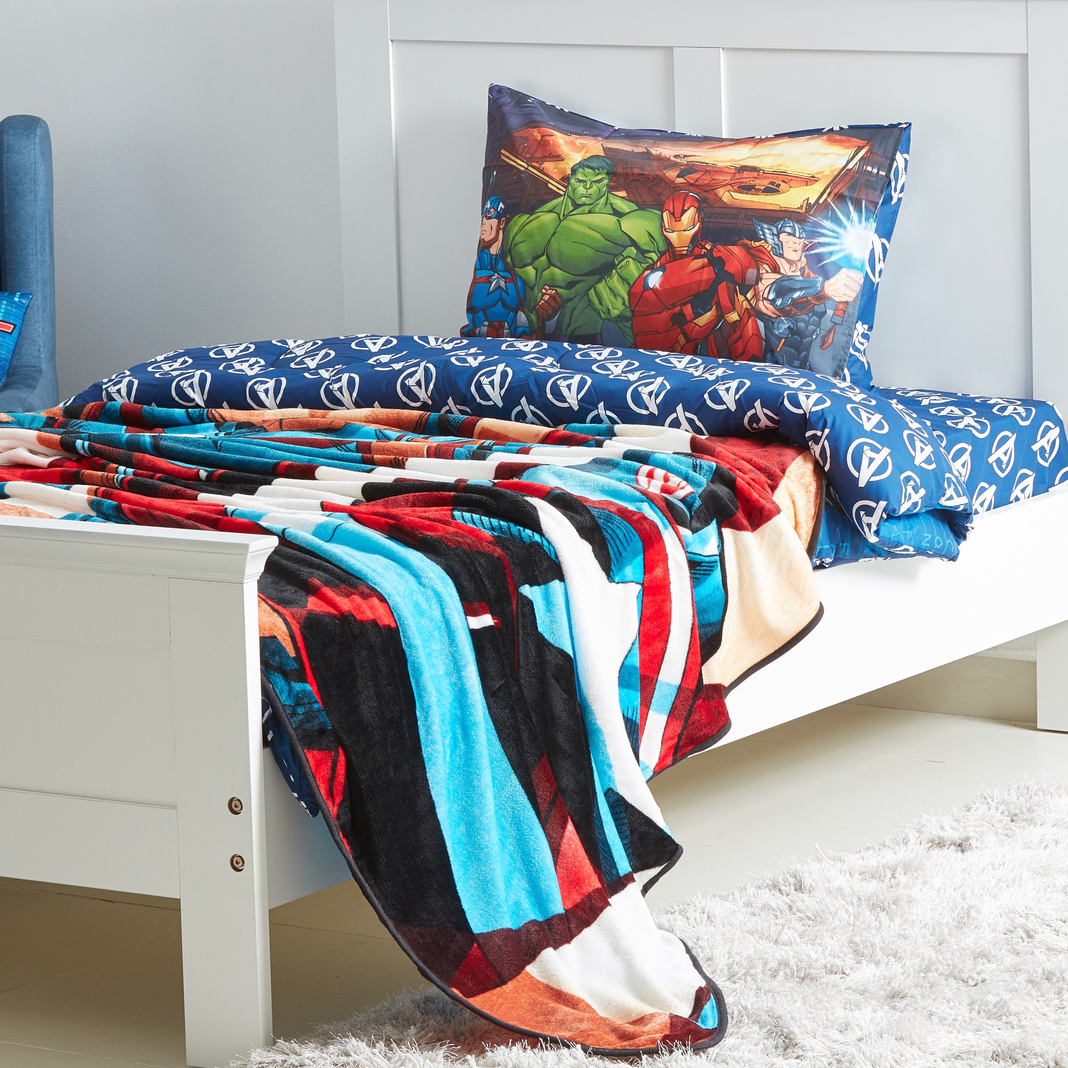 بطّانية صوف بطبعات أفنجرز - 160×220 سم-hbxhomeware-hbxkidsandyouth-image-2