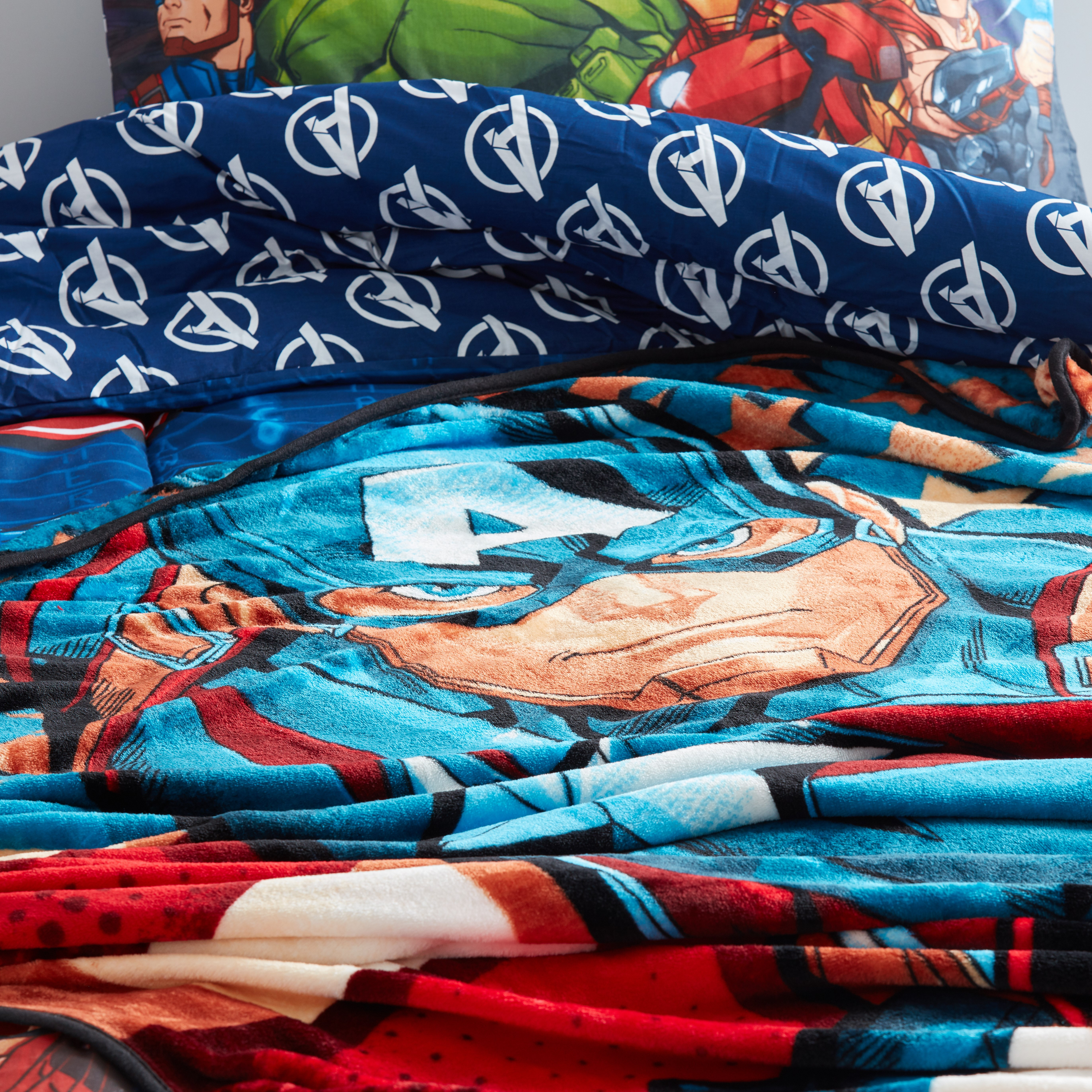 بطّانية صوف بطبعات أفنجرز - 160×220 سم-hbxhomeware-hbxkidsandyouth-image-3