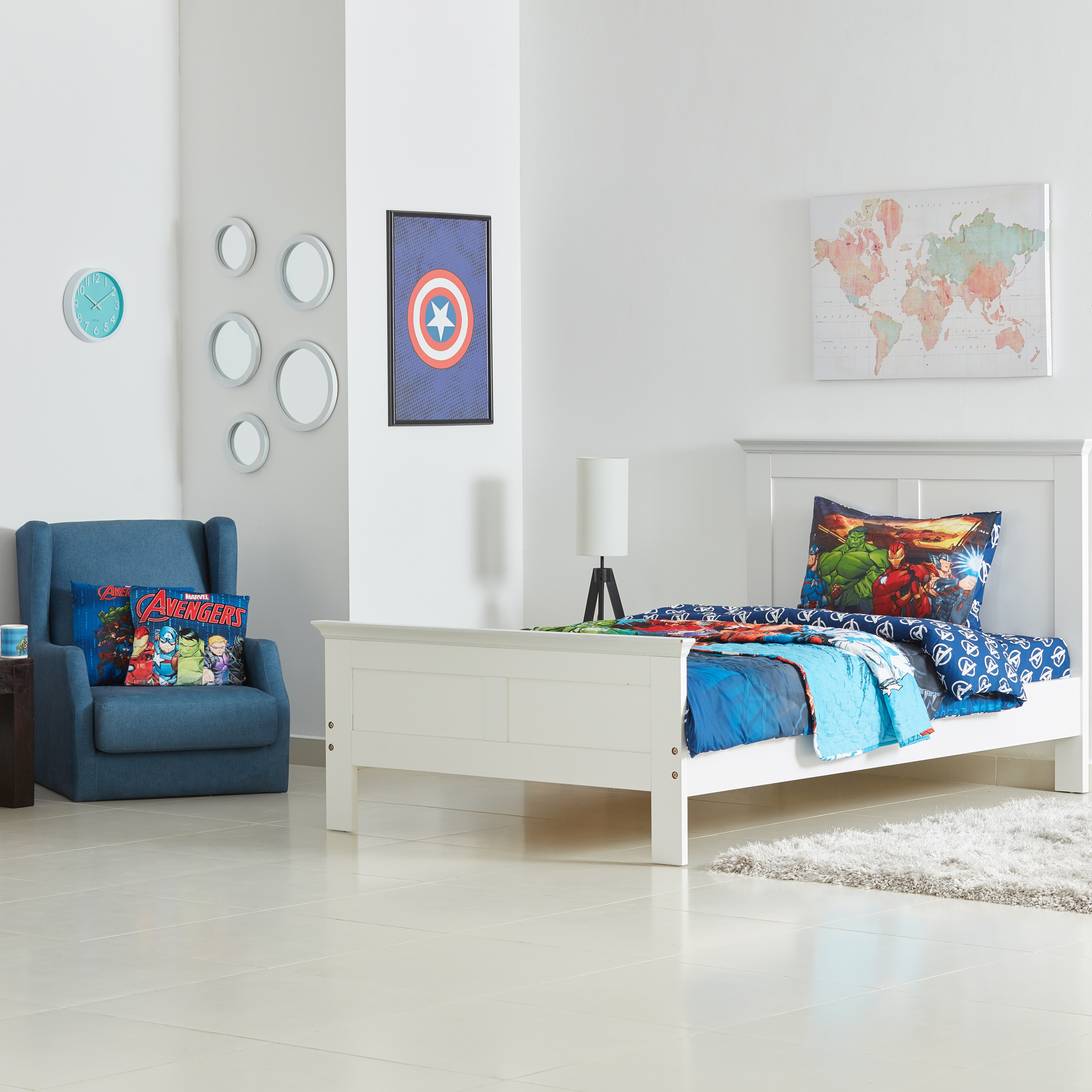 سرير مبطّن بطبعات أفنجرز- 150x200 سم-hbxhomeware-hbxkidsandyouth-image-4