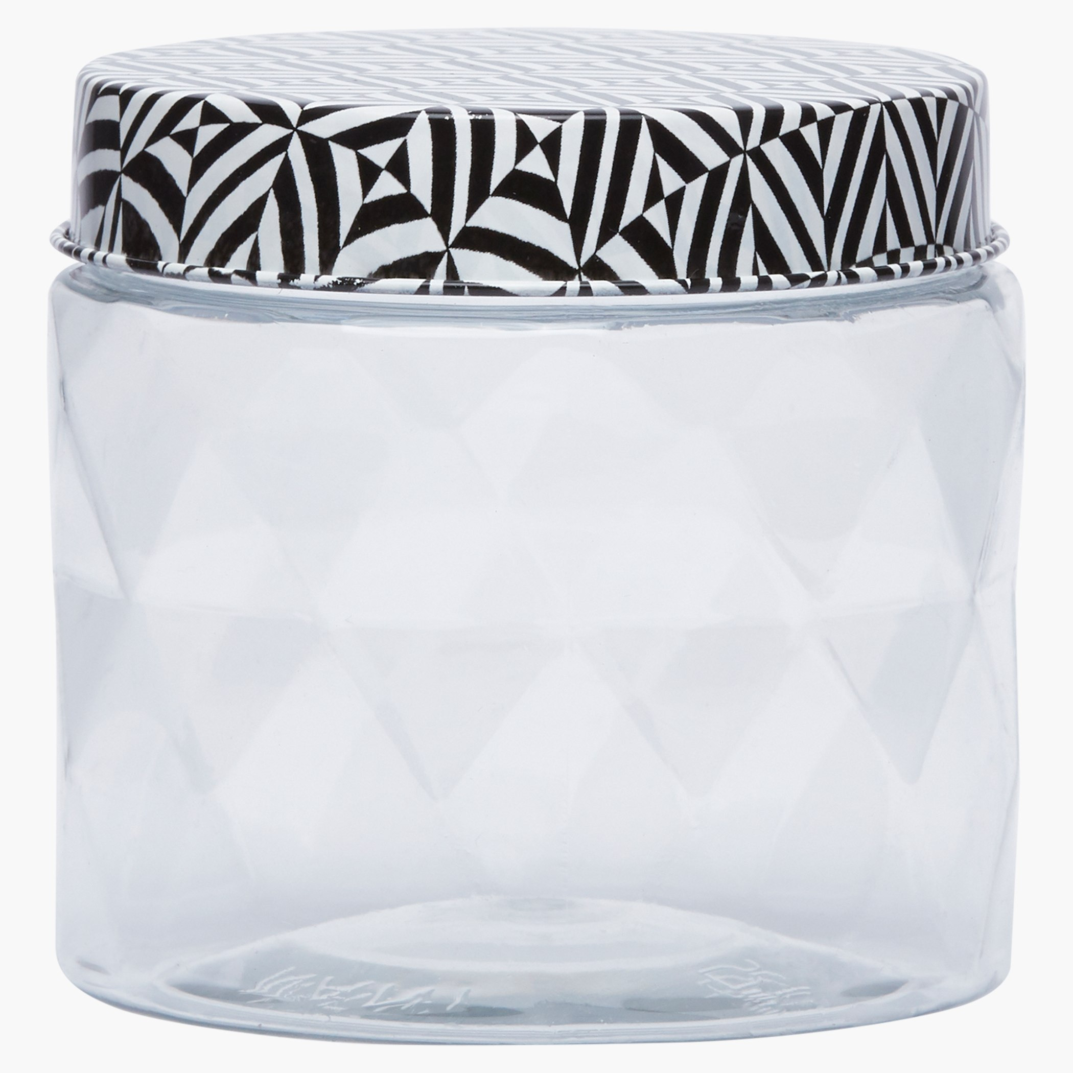 برطمان بغطاء بطبعات كريستال - 750 مل-hbxhomeware-hbxkitchen-image-1