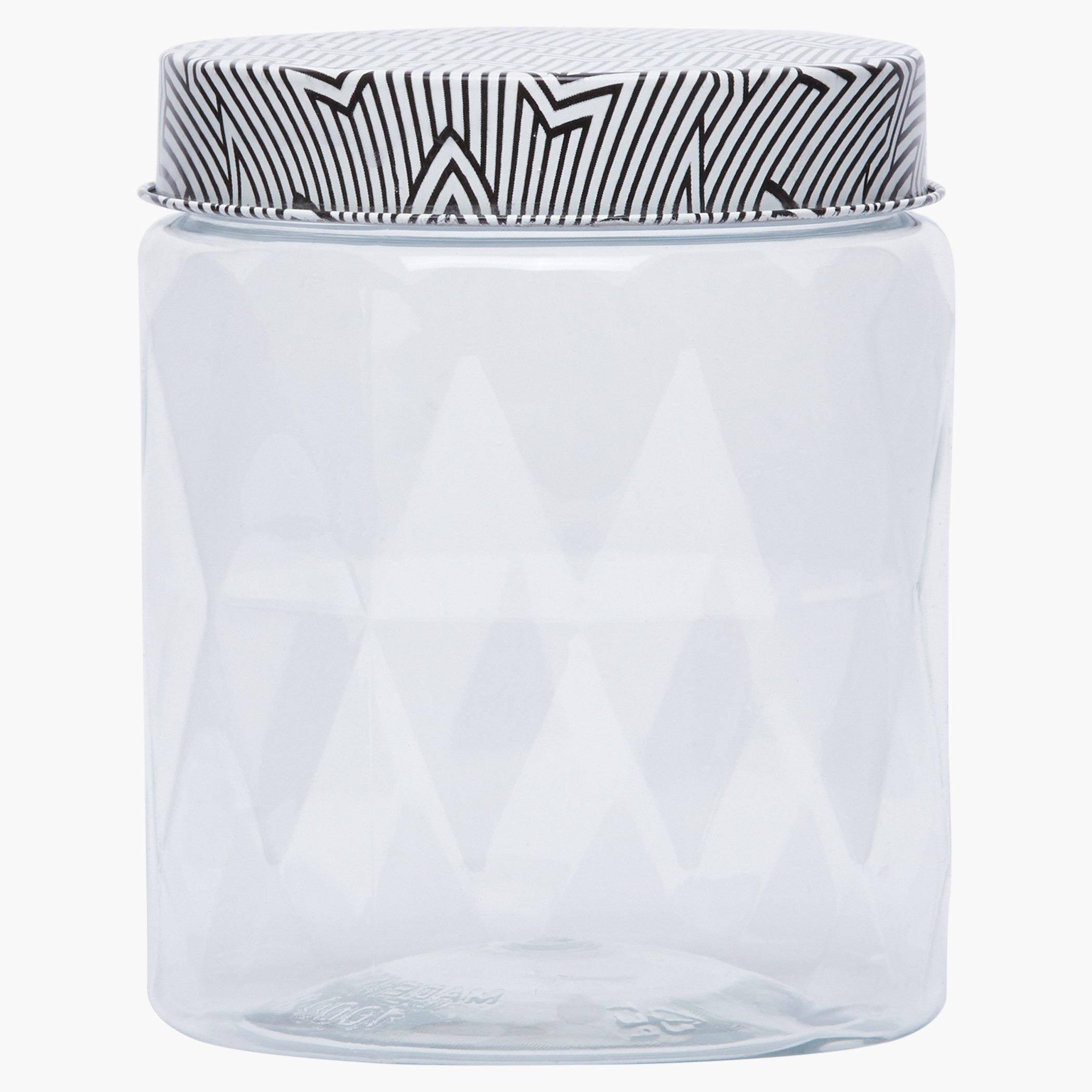 Crystal Jar with Printed Lid - 1 L-hbxhomeware-hbxkitchen-image-1