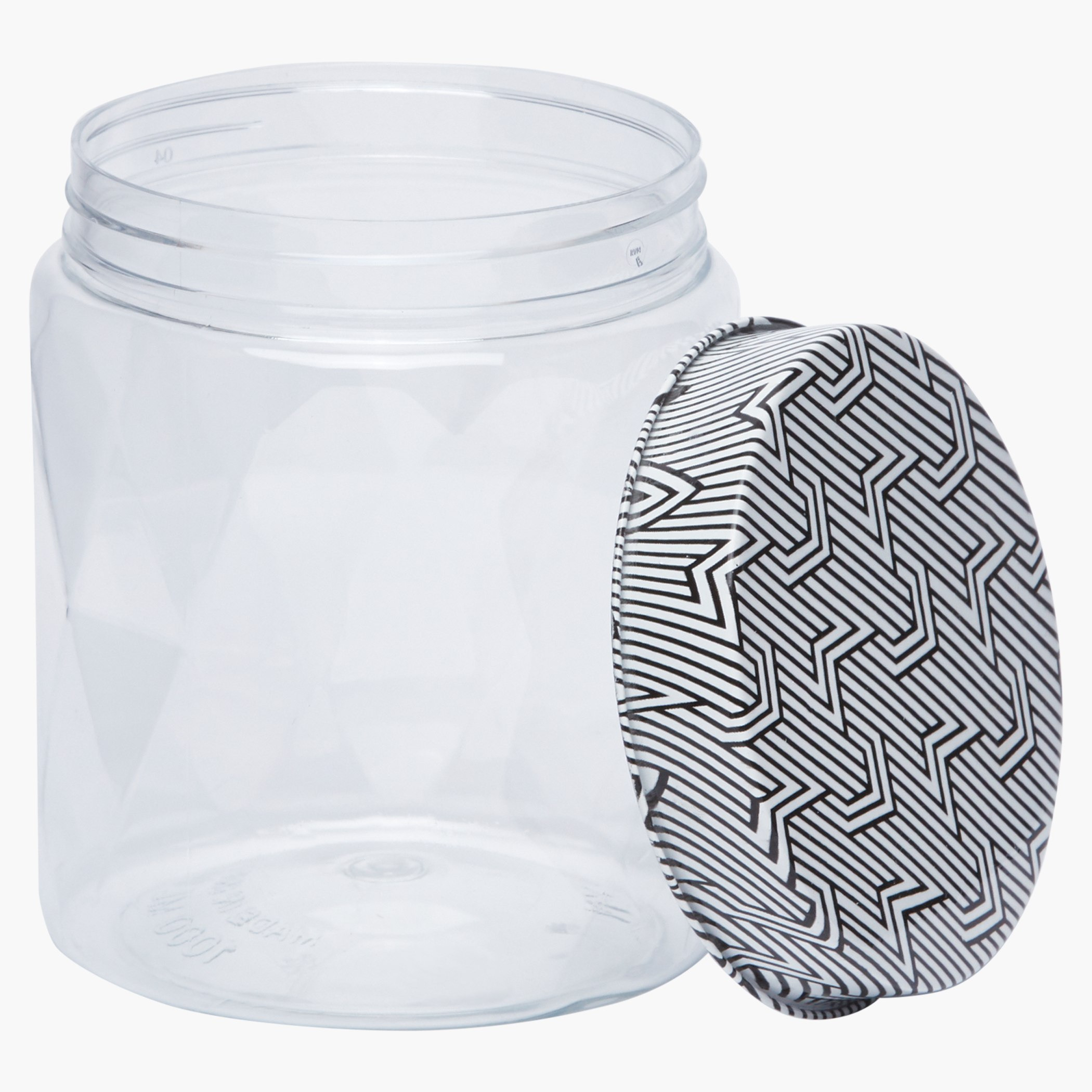 Crystal Jar with Printed Lid - 1 L-hbxhomeware-hbxkitchen-image-2