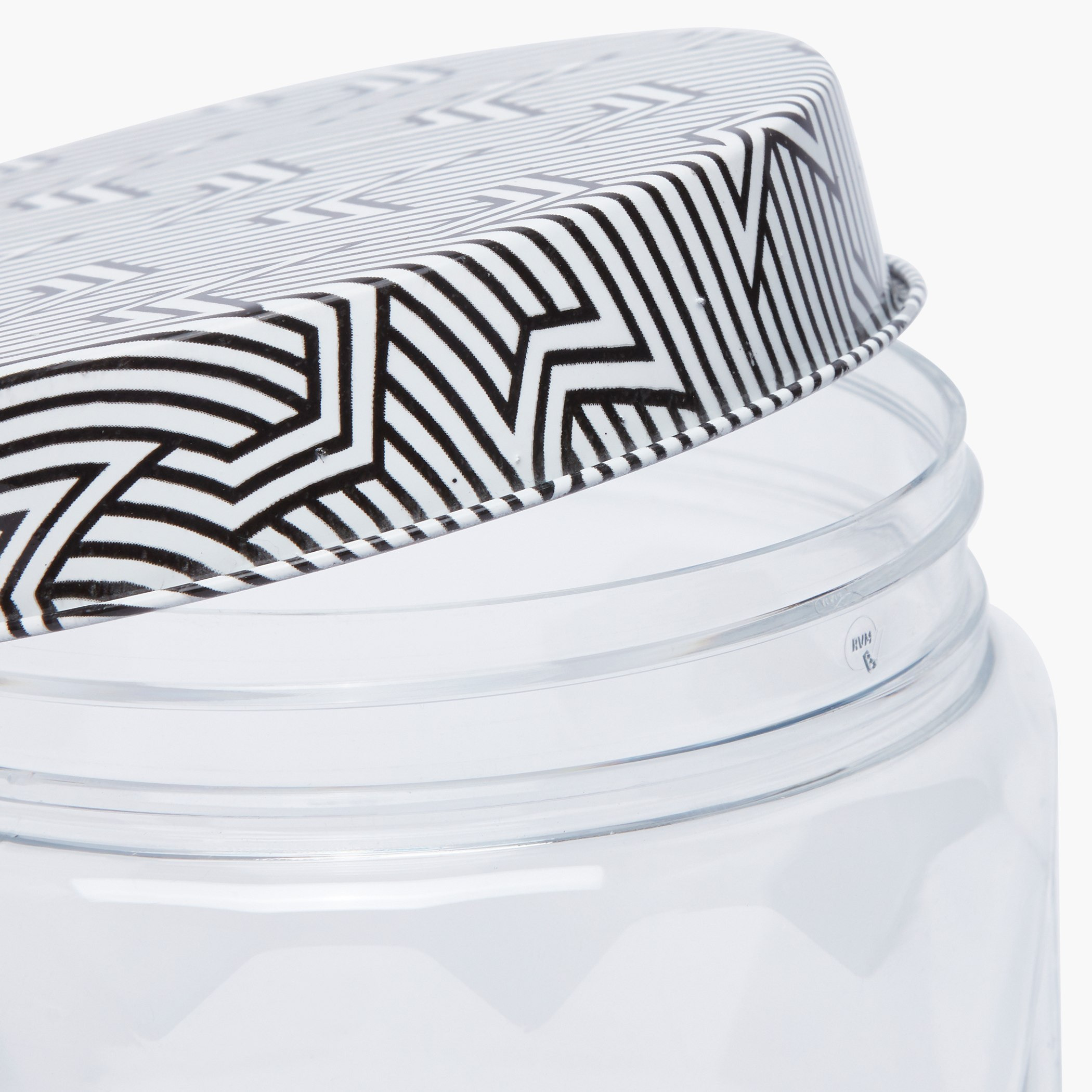 Crystal Jar with Printed Lid - 1 L-hbxhomeware-hbxkitchen-image-3