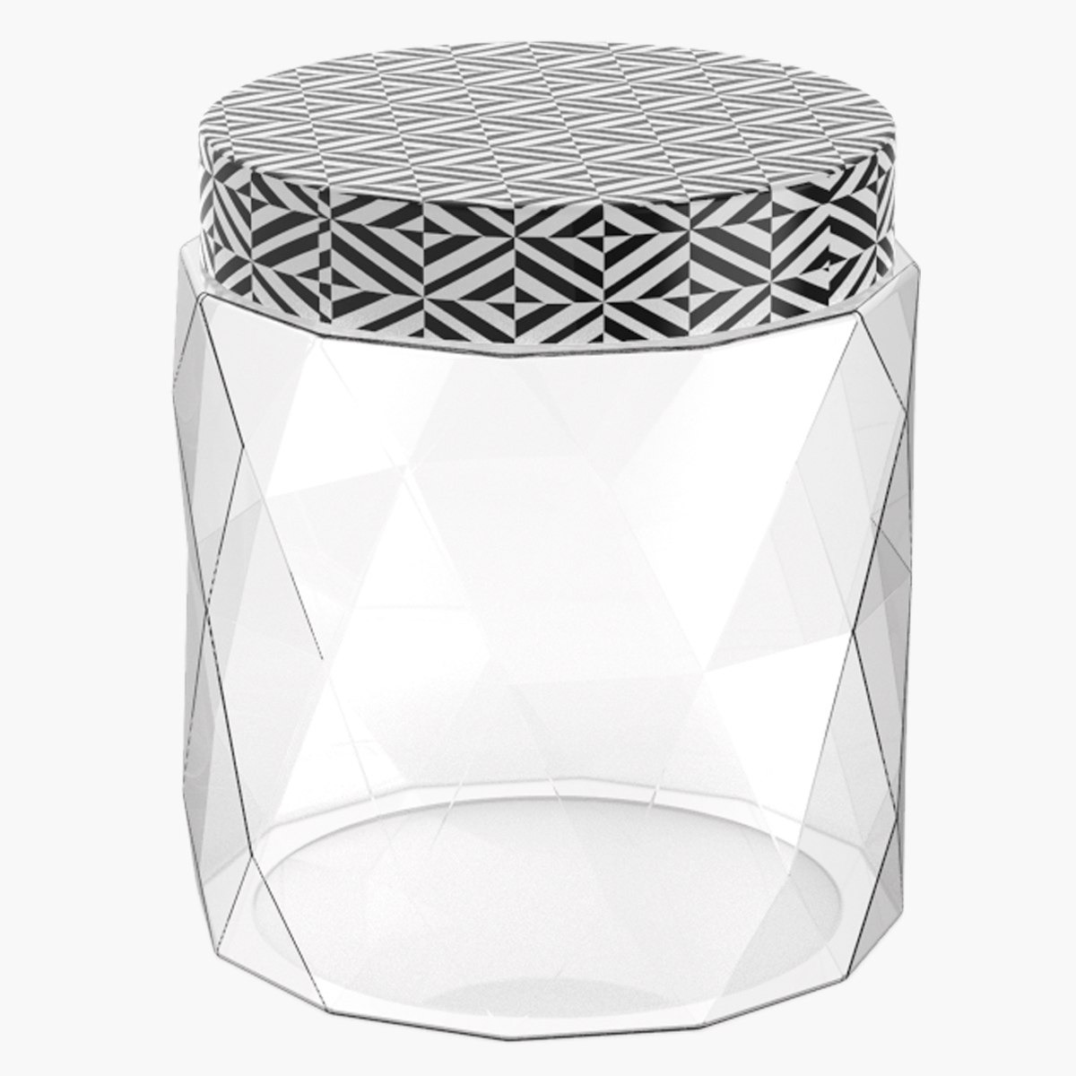Crystal Jar with Printed Lid - 1500 ml-hbxhomeware-hbxkitchen-image-2