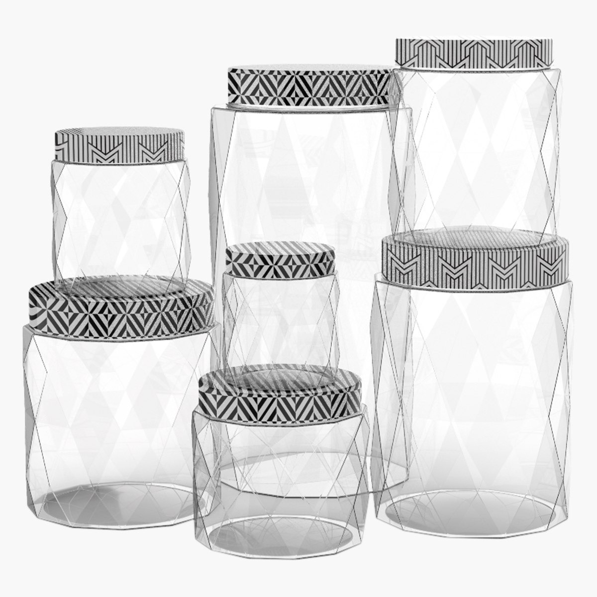 Crystal Jar with Printed Lid - 1500 ml-hbxhomeware-hbxkitchen-image-4