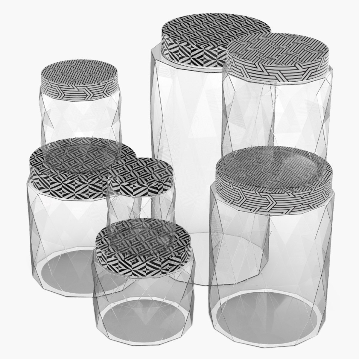 Crystal Jar with Printed Lid - 1500 ml-hbxhomeware-hbxkitchen-image-5