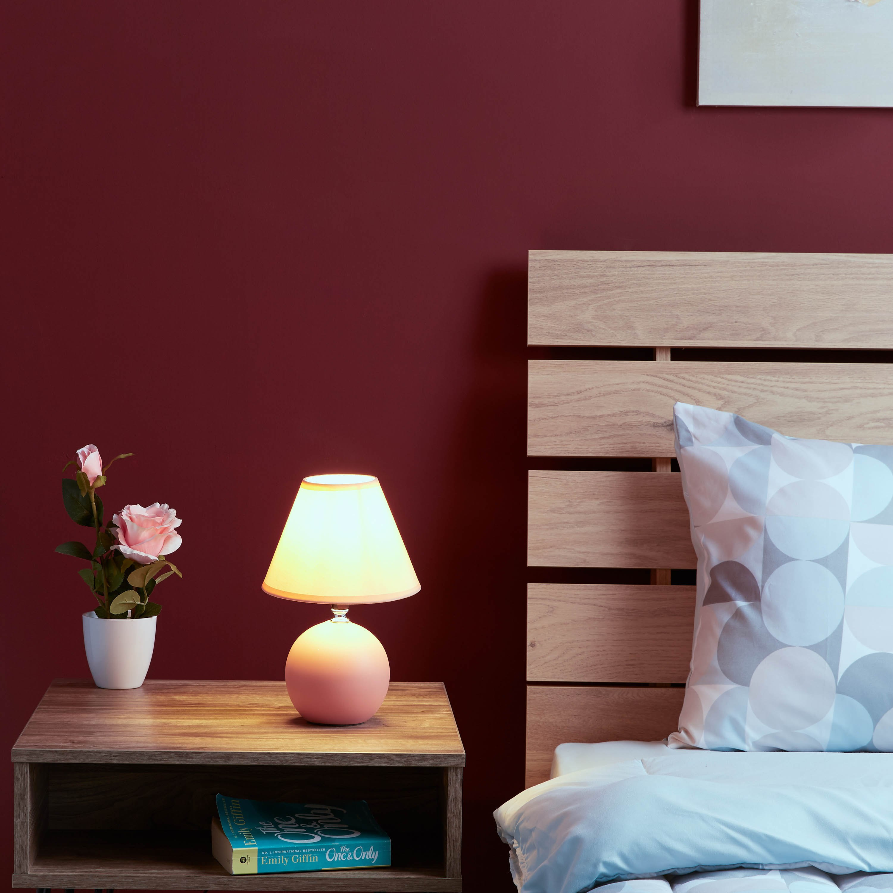 مصباح طاولة كهربائي سيراميك من جيلاتن - 26 سم-hbxlivingroom-lighting-tablelamps-image-4