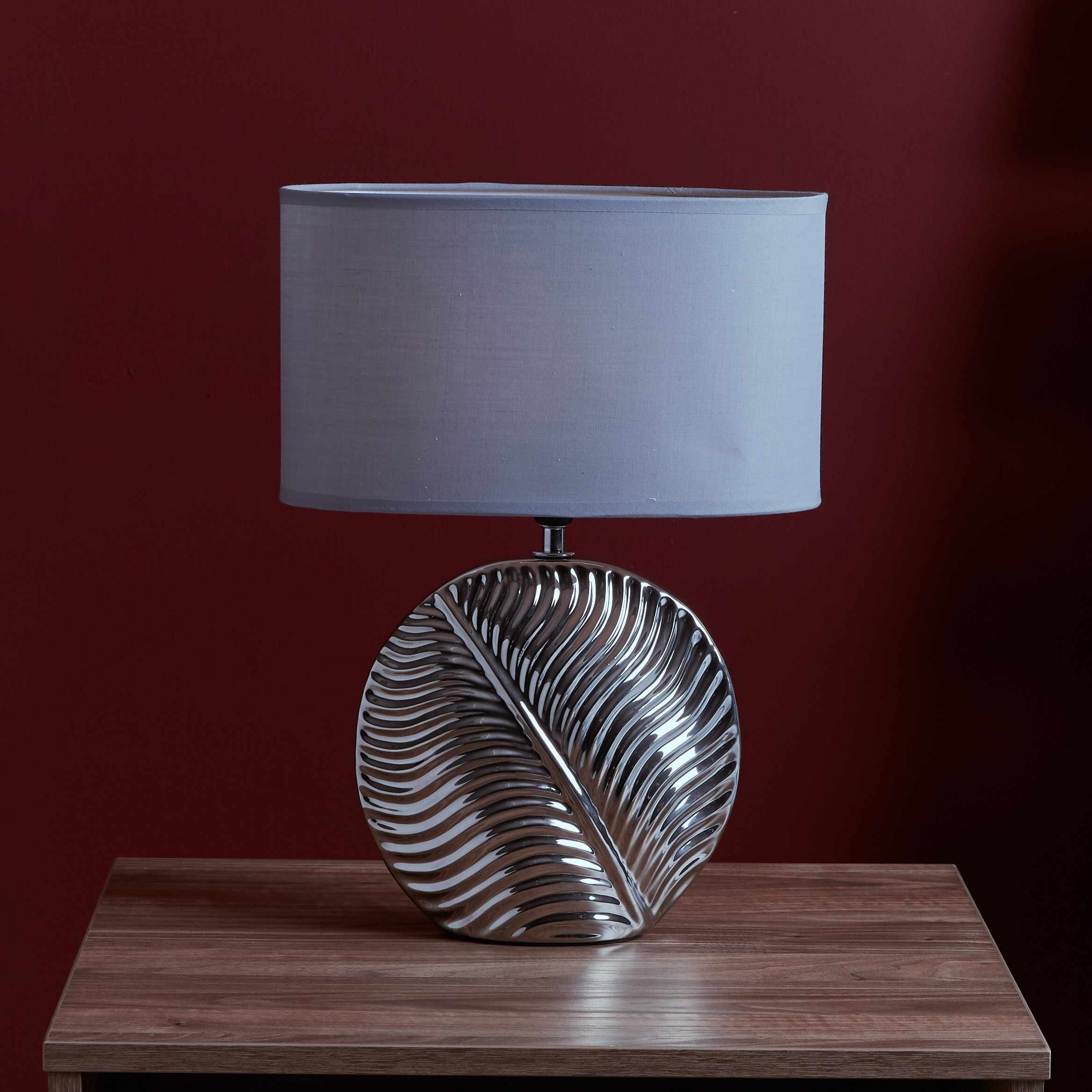 مصباح طاولة سيراميك بقاعدة بارزة الملمس من فروند- 40 سم-hbxlivingroom-lighting-tablelamps-image-1