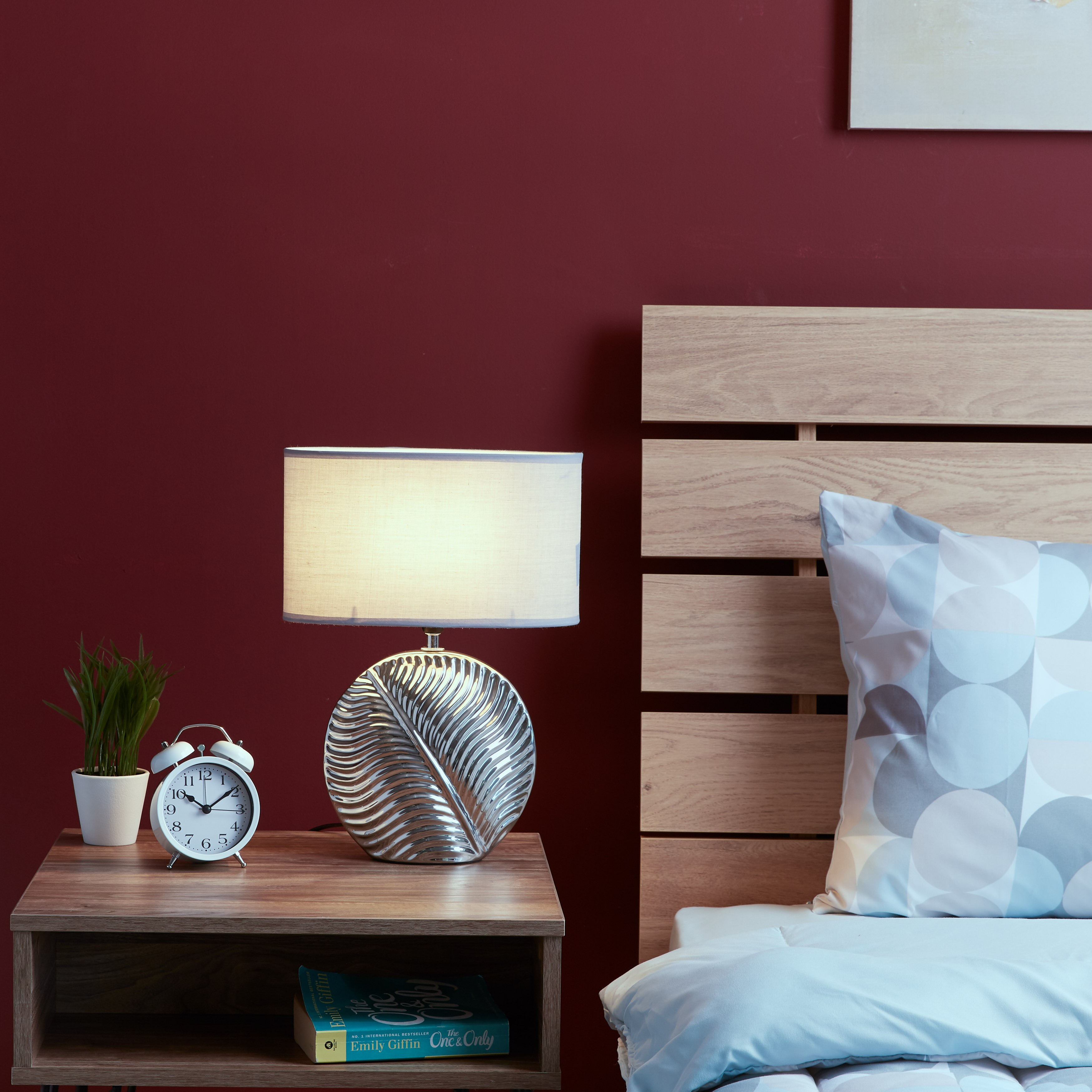 مصباح طاولة سيراميك بقاعدة بارزة الملمس من فروند- 40 سم-hbxlivingroom-lighting-tablelamps-image-4