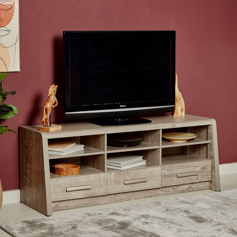 Curvy Low TV Unit for TVs up to 65 inches-TV Units-image-0