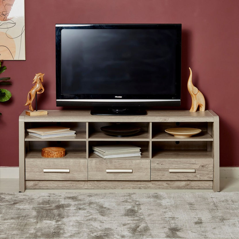 Curvy Low TV Unit for TVs up to 65 inches-TV Units-image-1