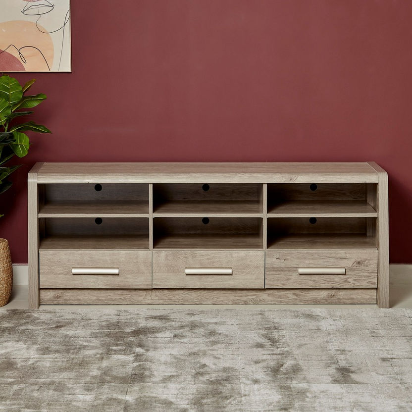 Curvy Low TV Unit for TVs up to 65 inches-TV Units-image-2