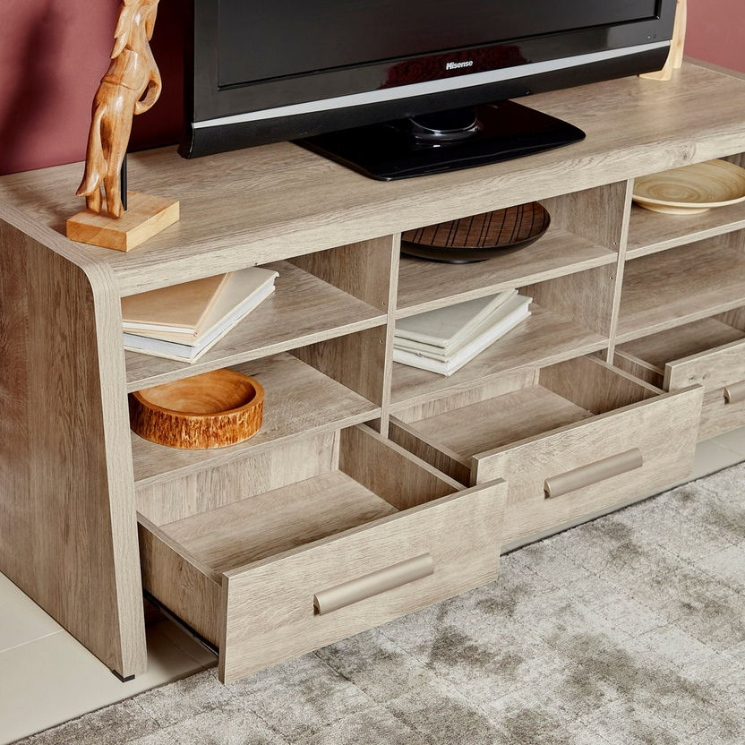 Curvy Low TV Unit for TVs up to 65 inches-TV Units-image-3