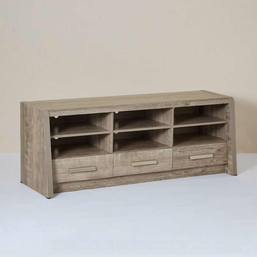 Curvy Low TV Unit for TVs up to 65 inches-TV Units-image-5