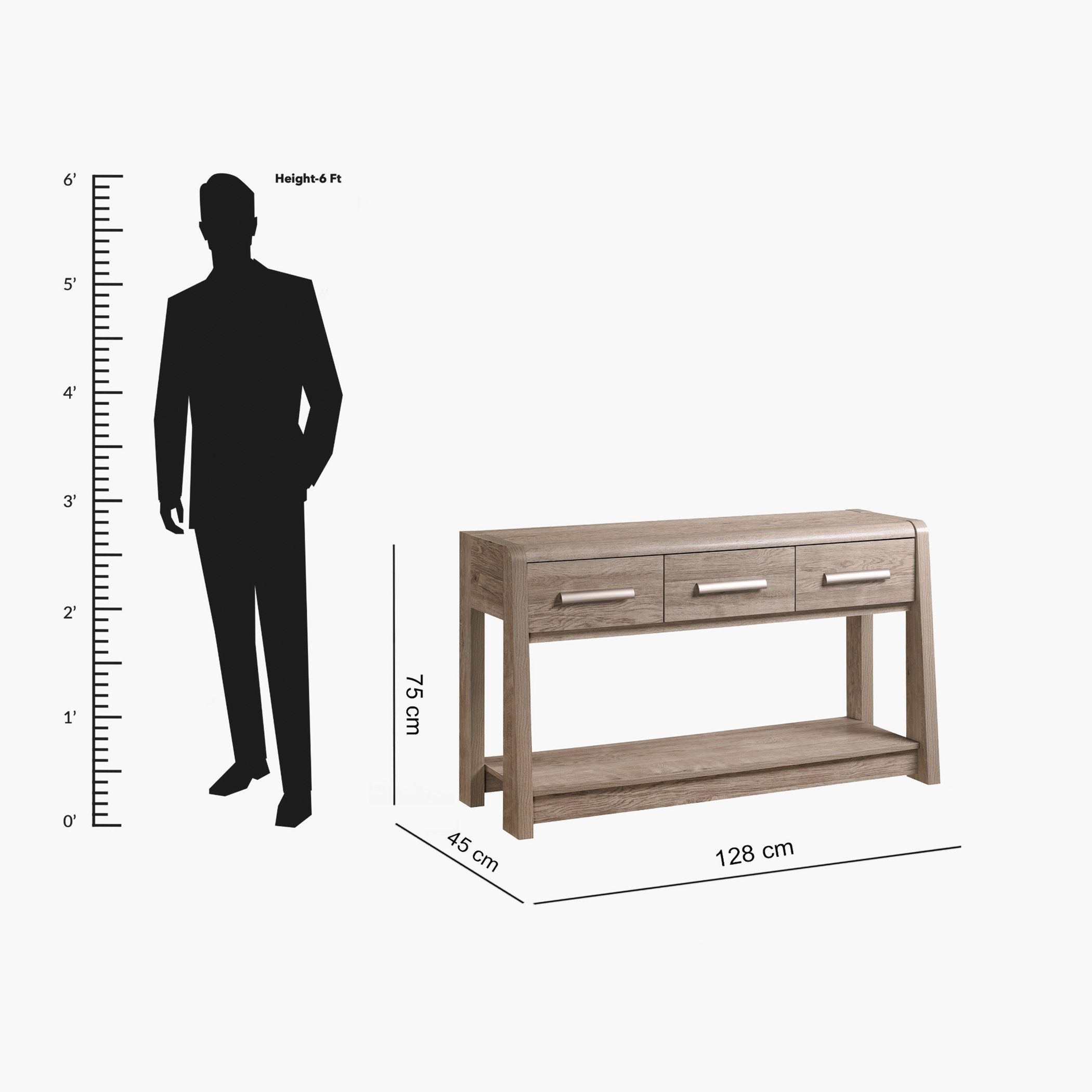 Curvy 3-Drawer Sofa Table-hbxfurniture-tablesandstands-consoletables-image-10