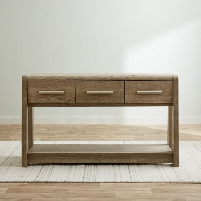 Curvy 3-Drawer Sofa Table-Console Tables-image-2