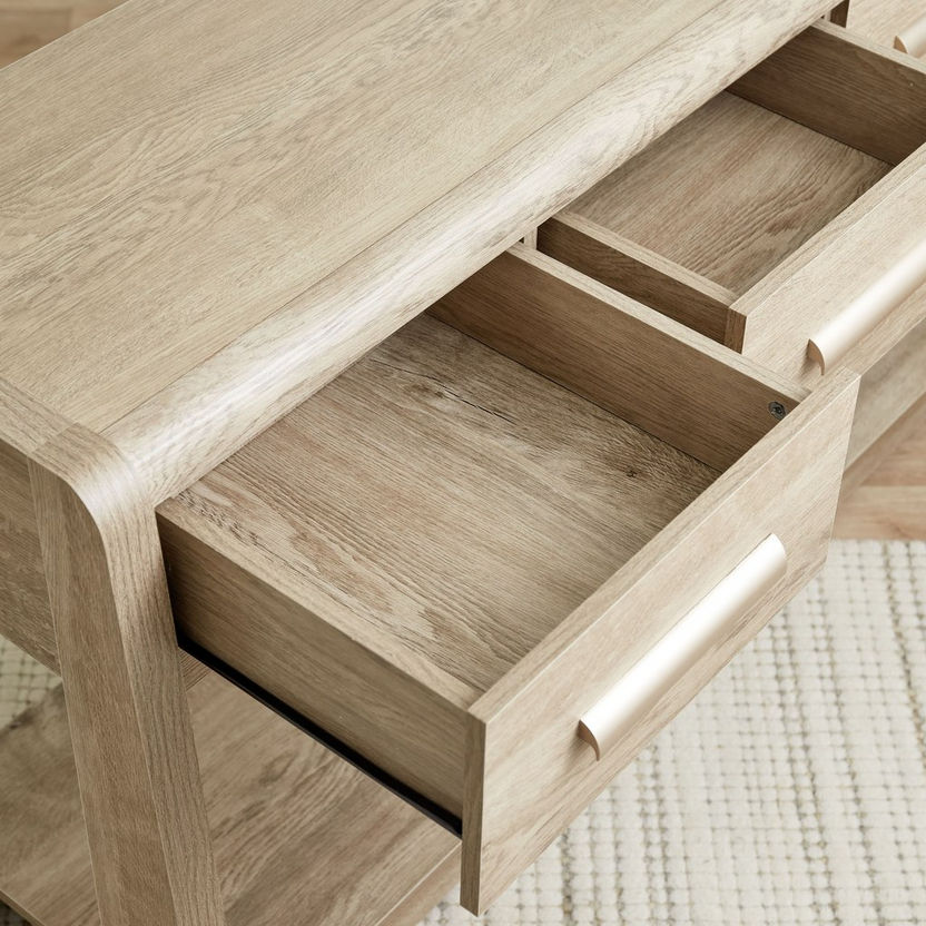 Curvy 3-Drawer Sofa Table-Console Tables-image-3
