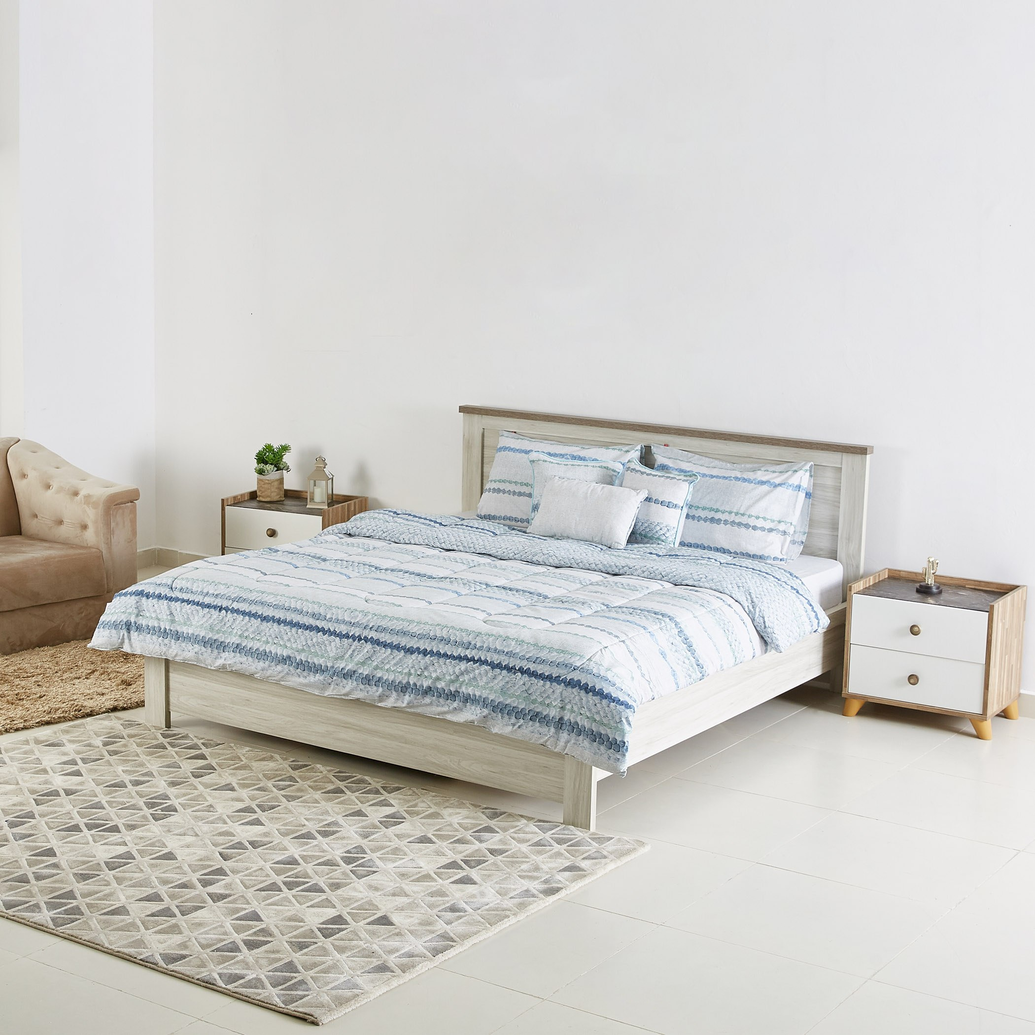 Cable Printed 7-Piece King Sized Comforter Set - 240x220 cm-PROMO_HB_AE_B1G1_250925-image-7