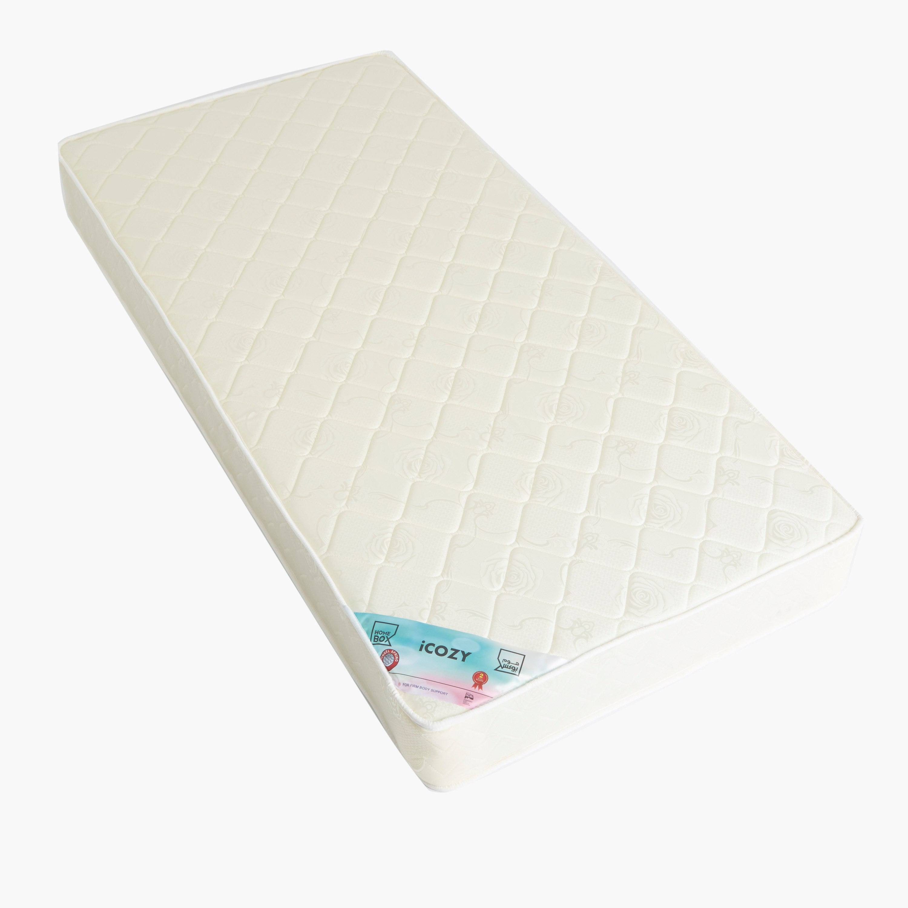 مرتبة فردية بنوابض حلزونية من آي كوزي - 90x200x20 سم-hbxfurniture-bedroom-mattresses-single-image-2