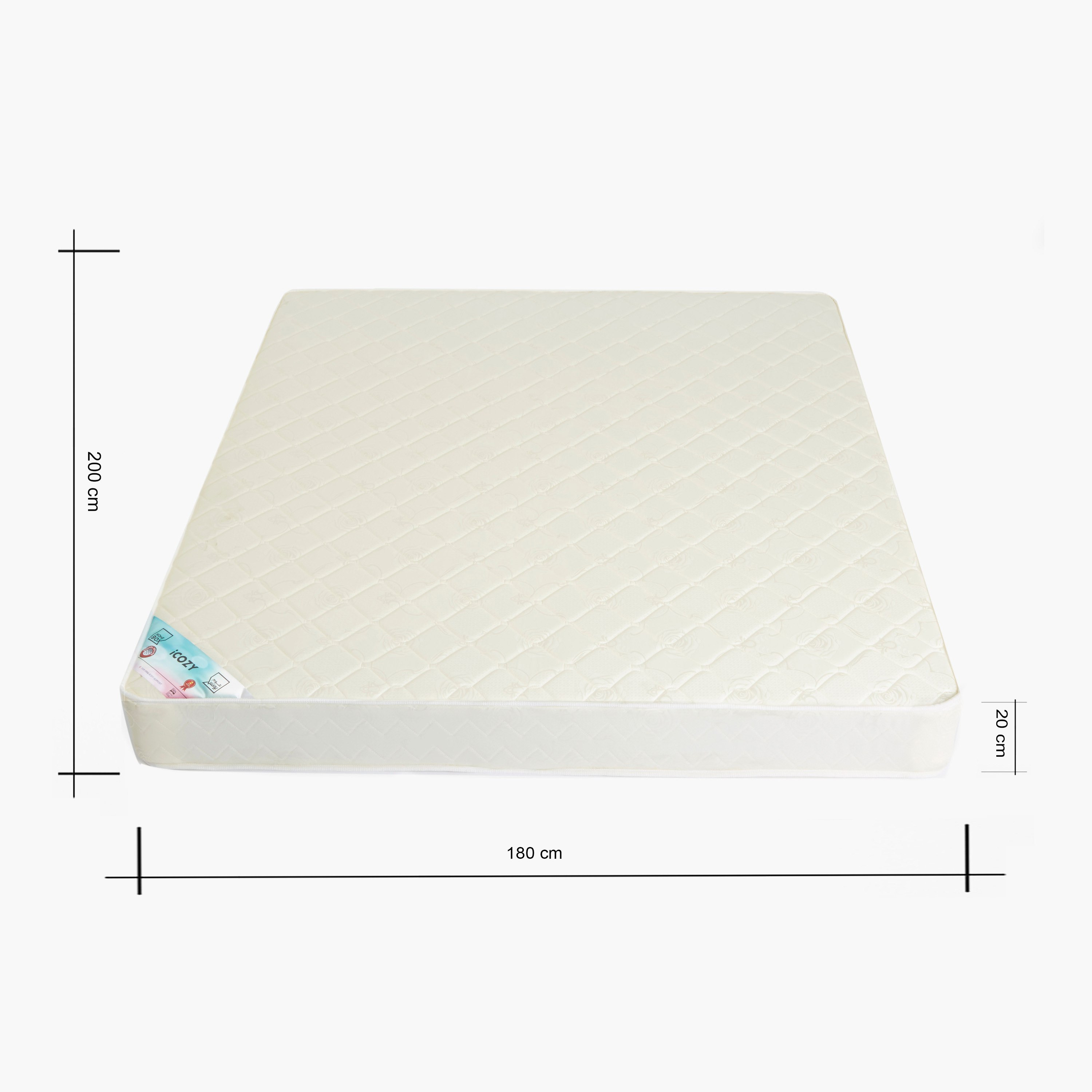 مرتبة كينج بنوابض حلزونية من آي كوزي - 180x200x20 سم-hbxfurniture-mattresses-king-image-6